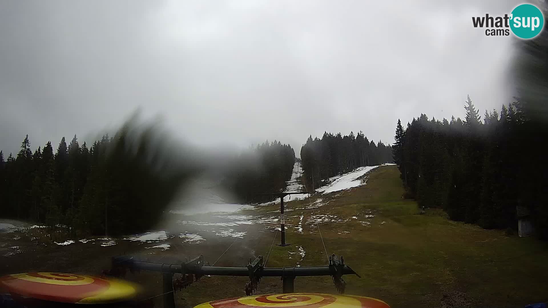 Skigebiet Rogla Webcam Ostruščica Piste 1 und 2