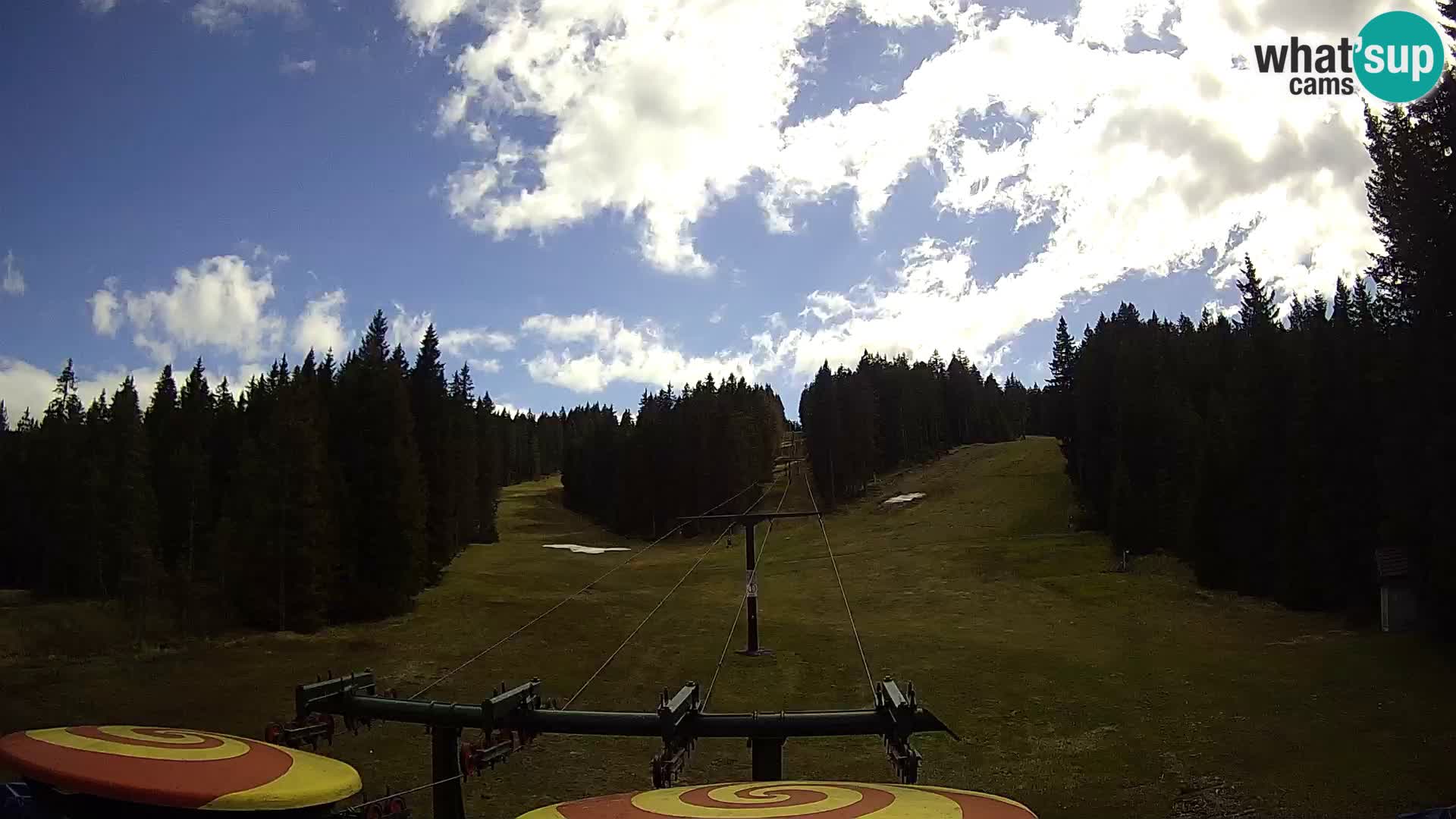 Smučišče Rogla Spletna kamera Ostruščica proga 1 in 2