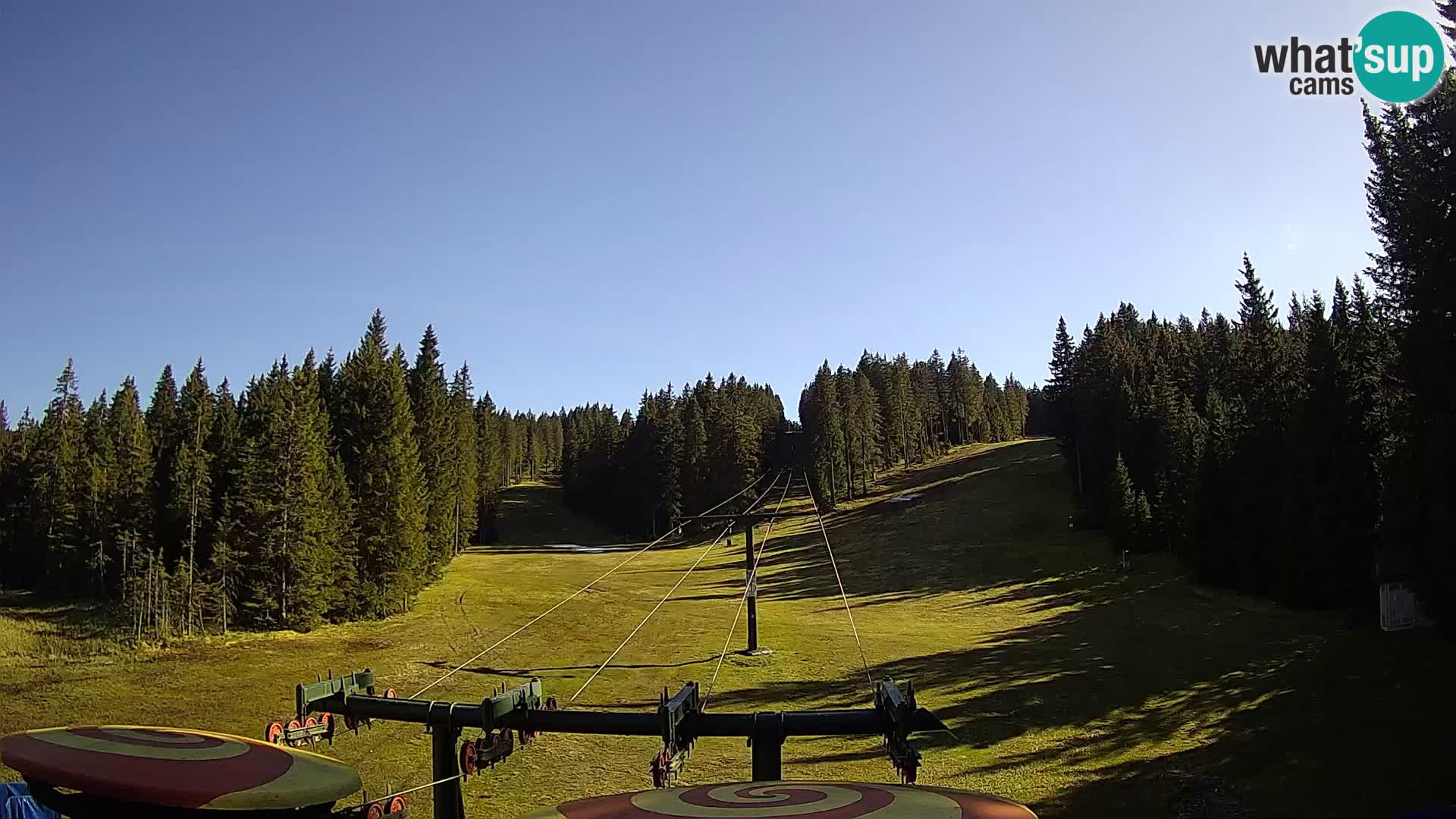 Smučišče Rogla Spletna kamera Ostruščica proga 1 in 2