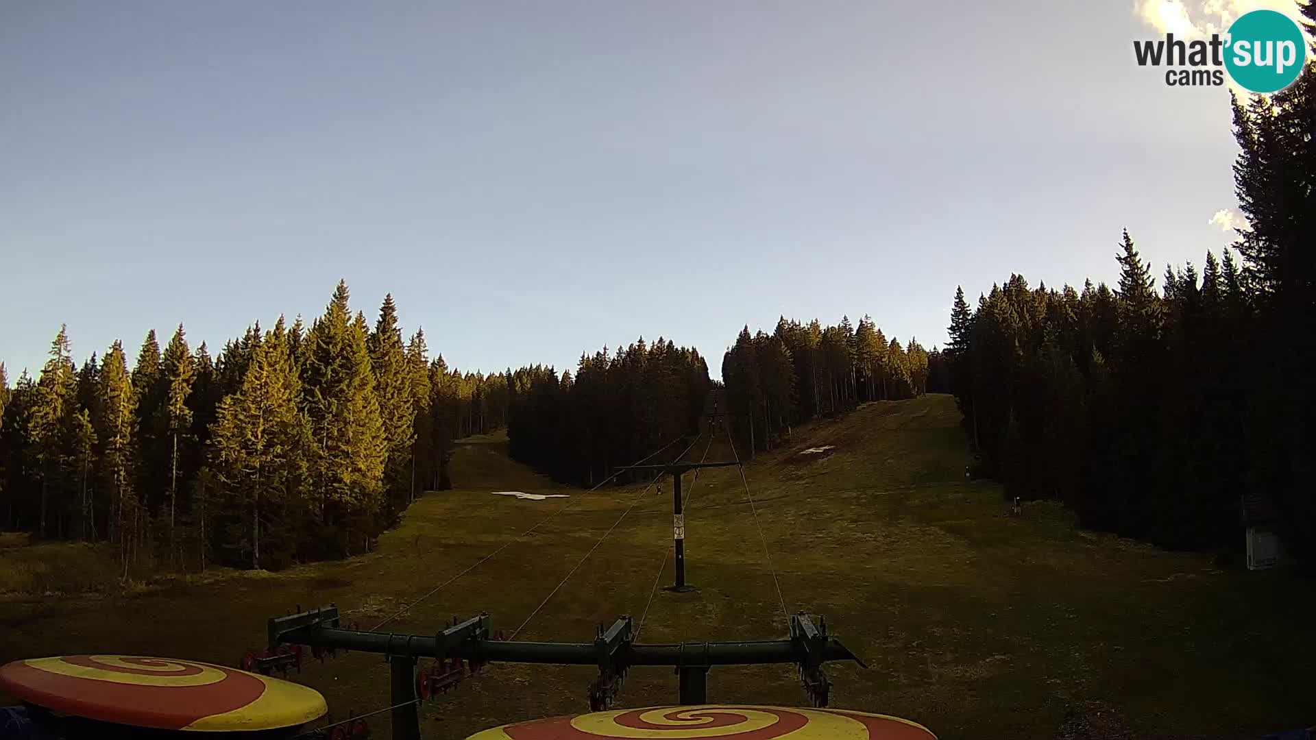Comprensorio sciistico Rogla Webcam live Ostruščica piste 1 e 2