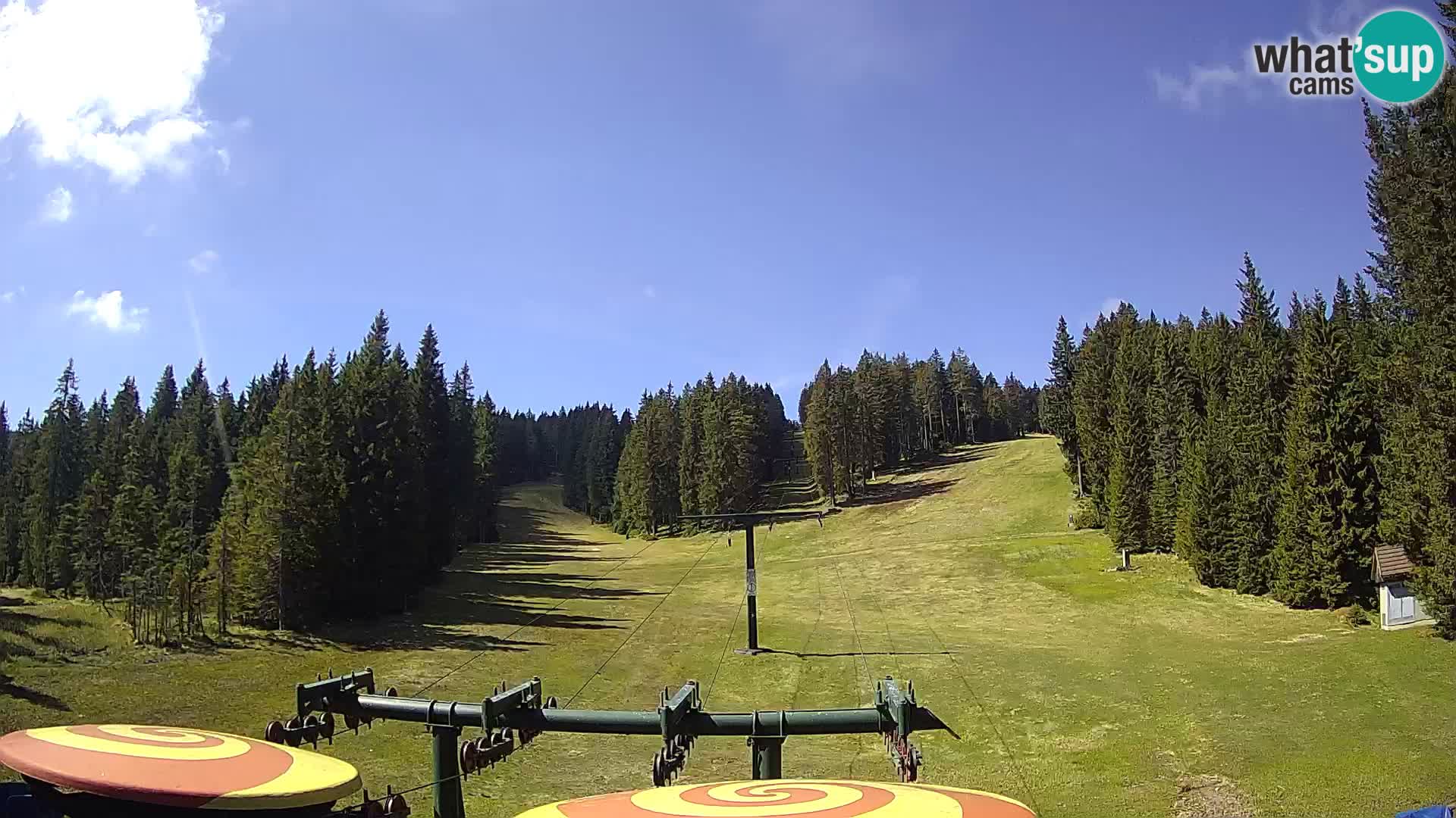 Skijalište Rogla web kamera Ostruščica proga 1 in 2