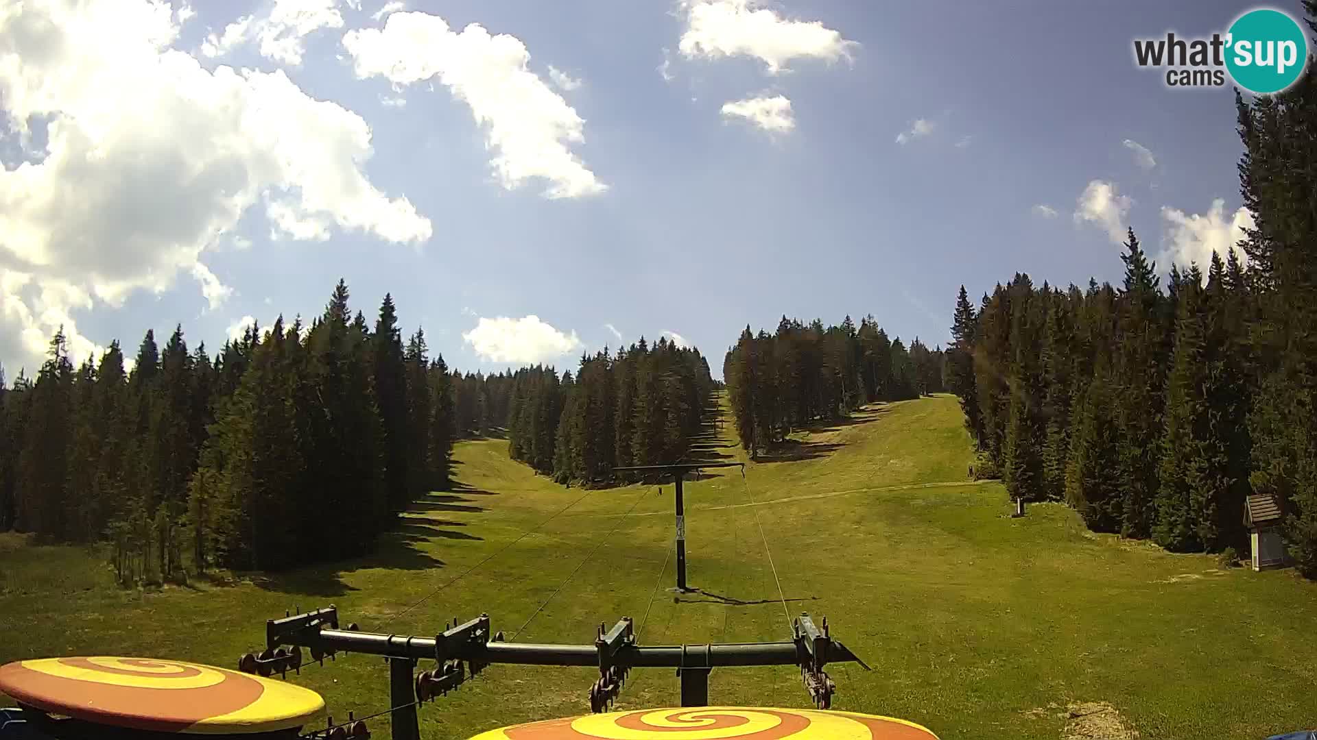 Comprensorio sciistico Rogla Webcam live Ostruščica piste 1 e 2