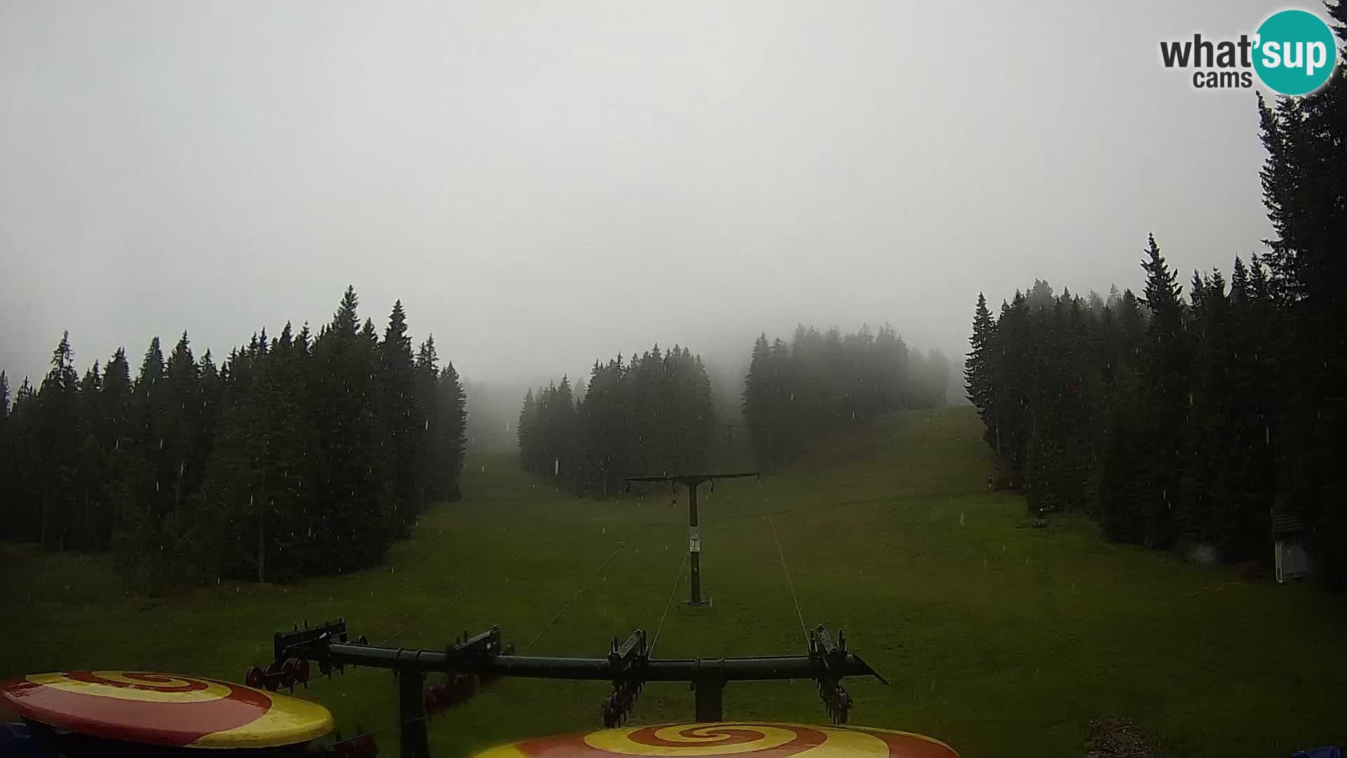 Smučišče Rogla Spletna kamera Ostruščica proga 1 in 2