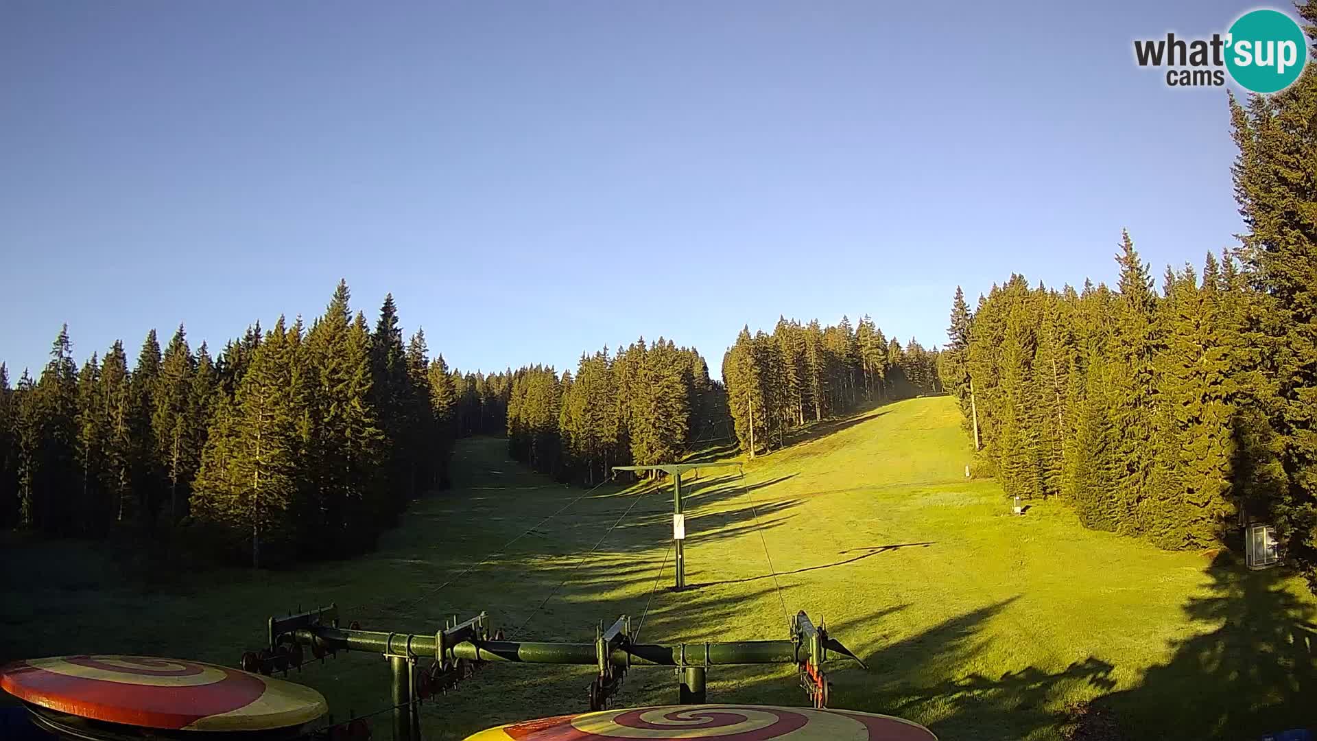 Skigebiet Rogla Webcam Ostruščica Piste 1 und 2