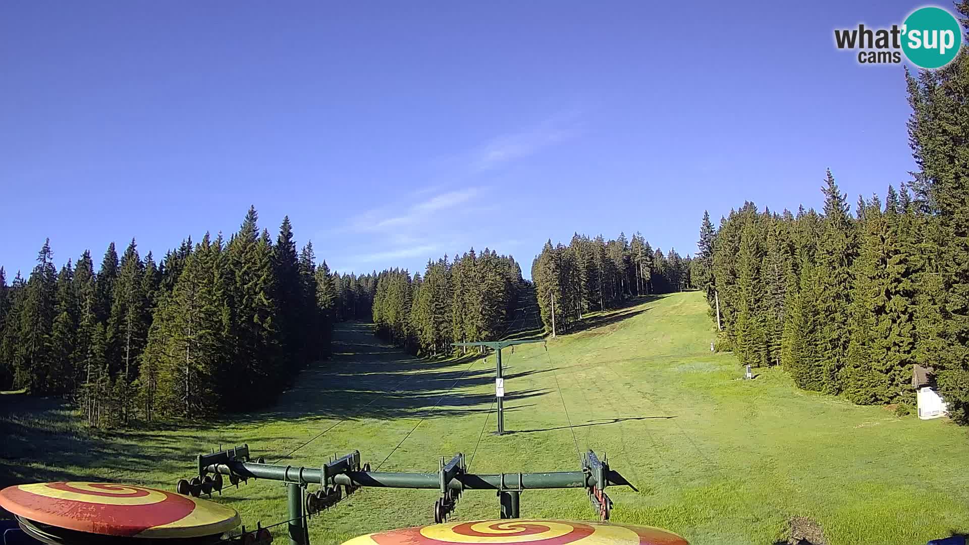 Comprensorio sciistico Rogla Webcam live Ostruščica piste 1 e 2