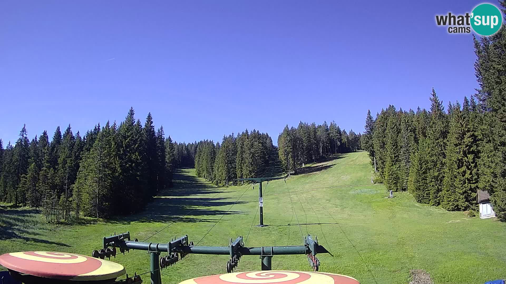 Comprensorio sciistico Rogla Webcam live Ostruščica piste 1 e 2