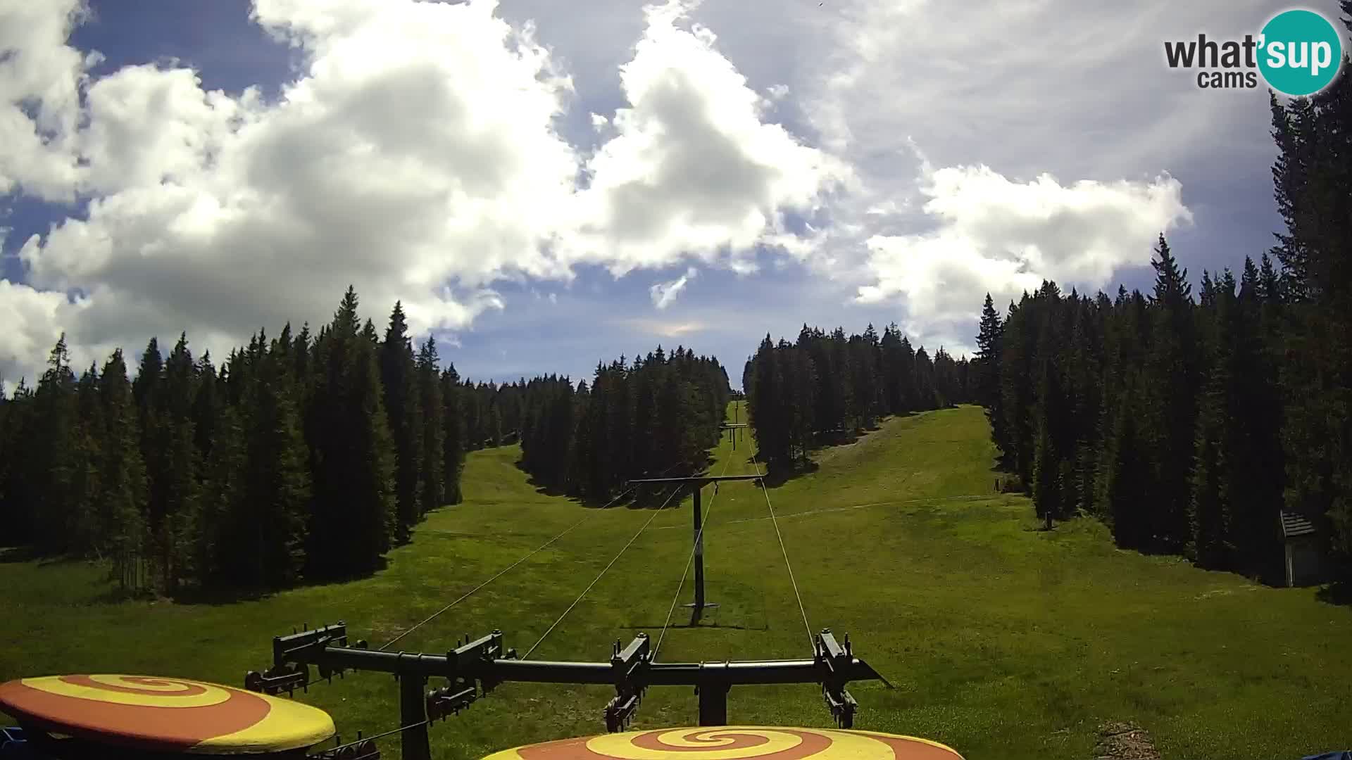 Comprensorio sciistico Rogla Webcam live Ostruščica piste 1 e 2