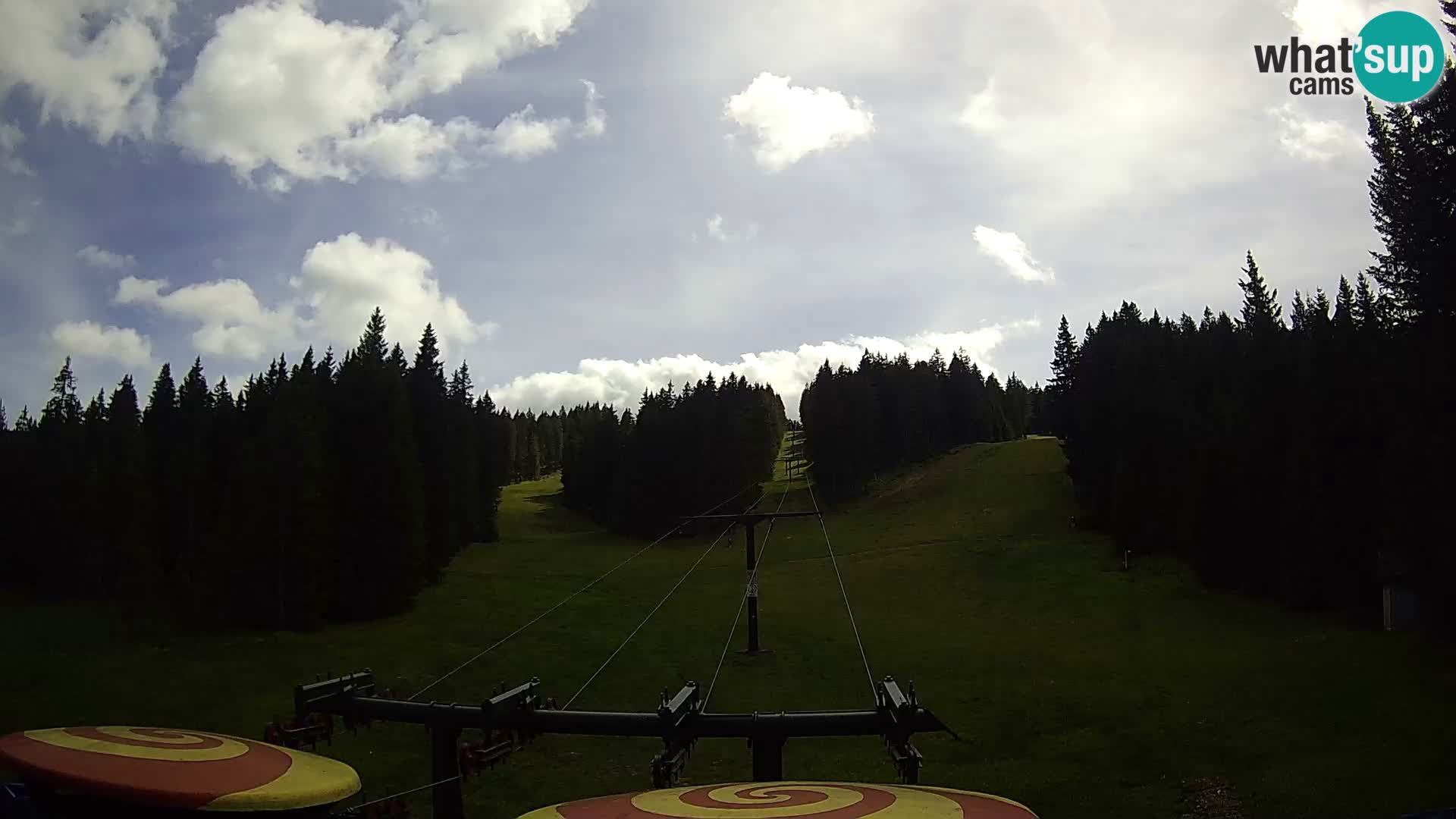 Comprensorio sciistico Rogla Webcam live Ostruščica piste 1 e 2