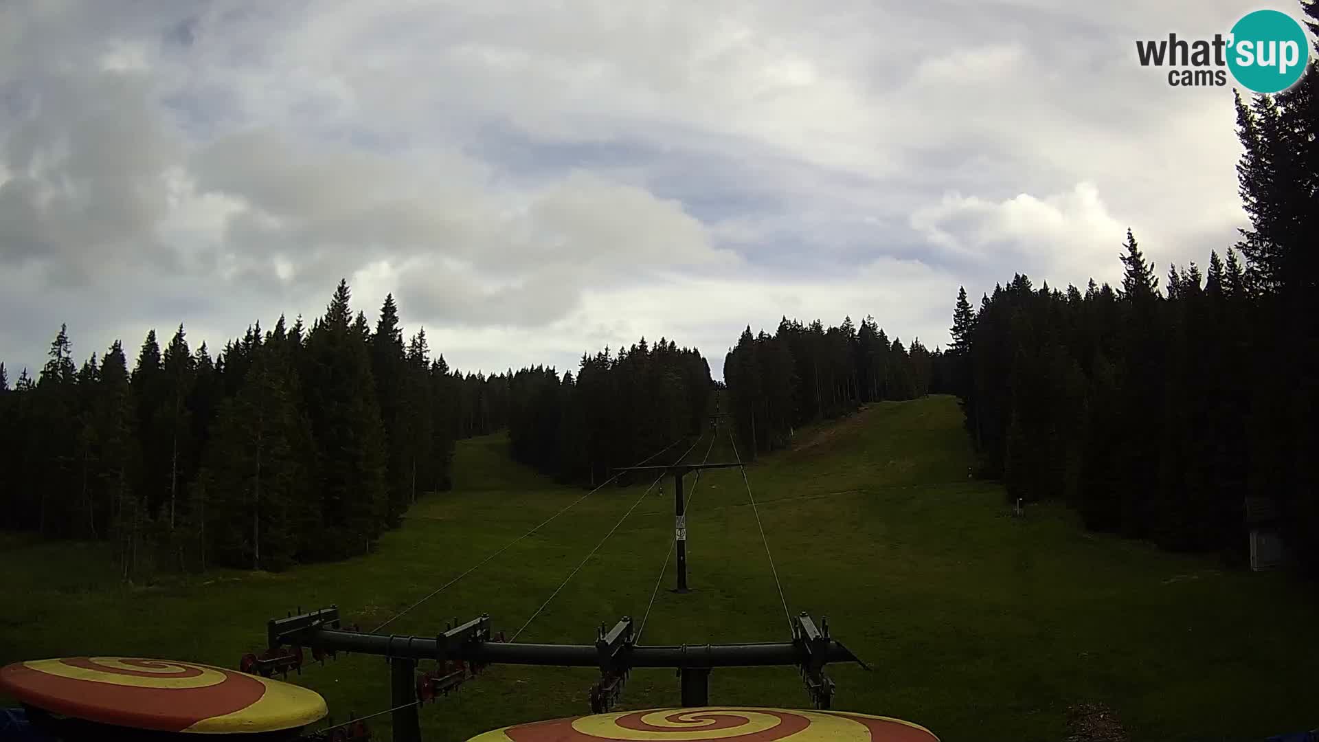 Skigebiet Rogla Webcam Ostruščica Piste 1 und 2