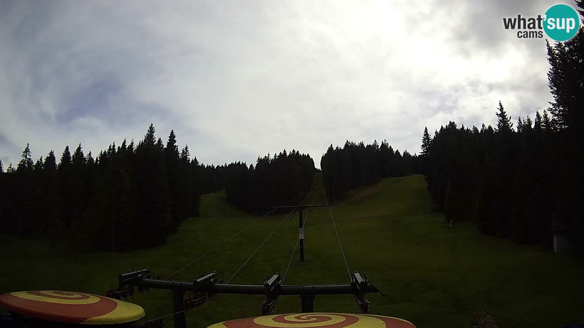 Skigebiet Rogla Webcam Ostruščica Piste 1 und 2