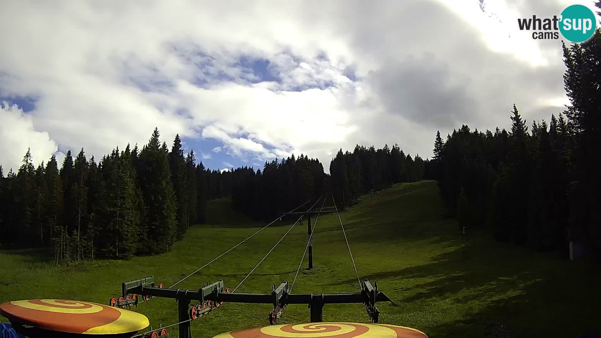 Comprensorio sciistico Rogla Webcam live Ostruščica piste 1 e 2