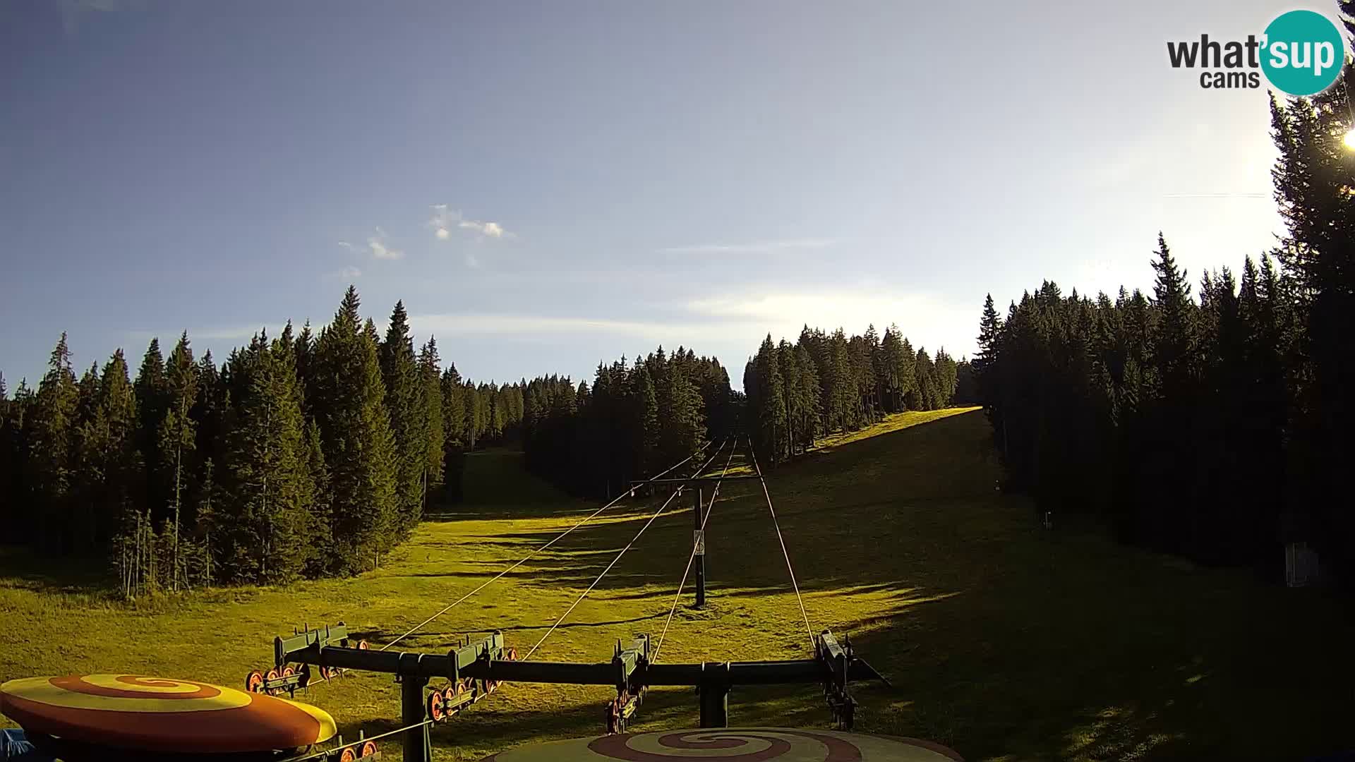 Skijalište Rogla web kamera Ostruščica proga 1 in 2