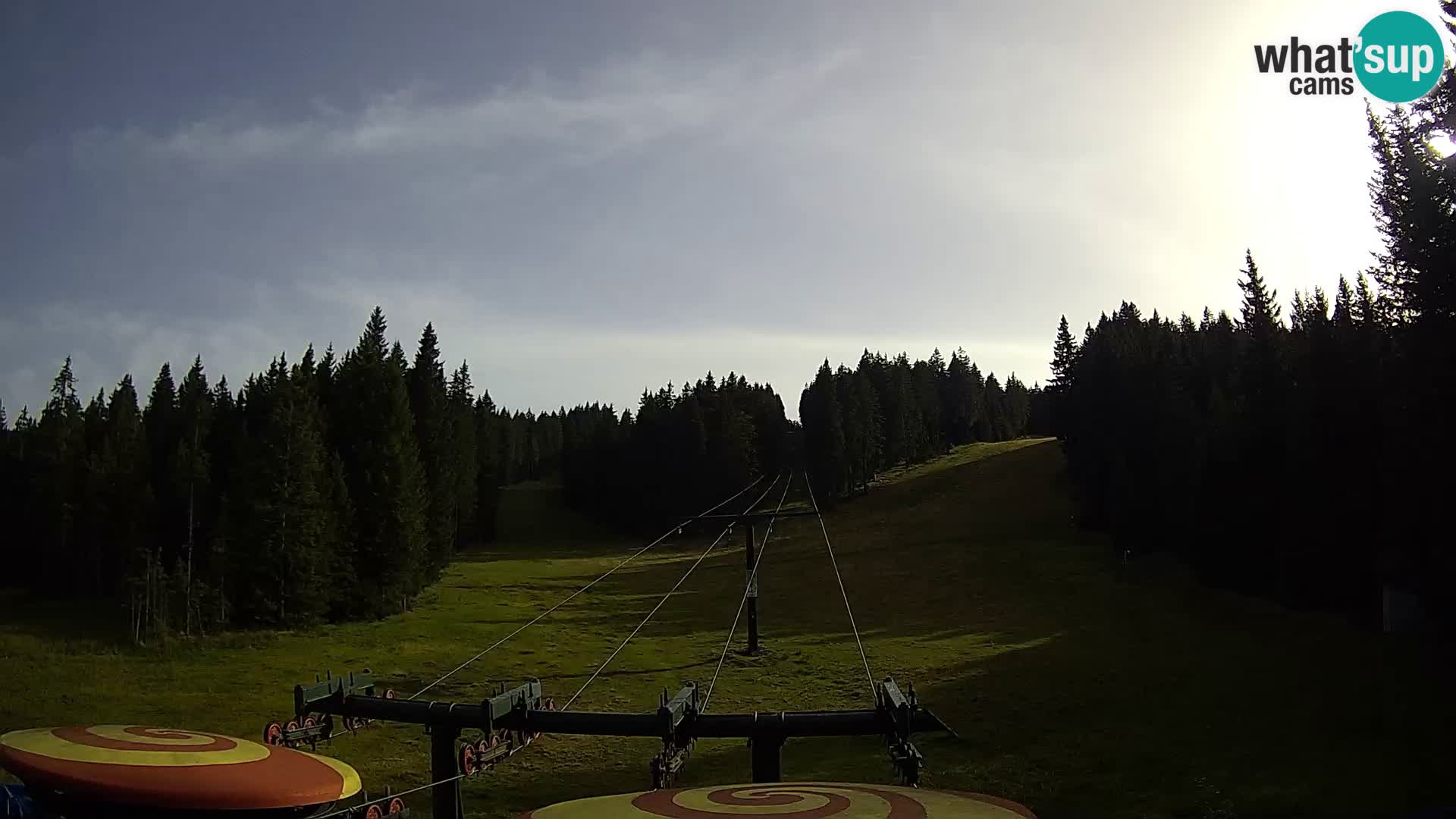 Comprensorio sciistico Rogla Webcam live Ostruščica piste 1 e 2