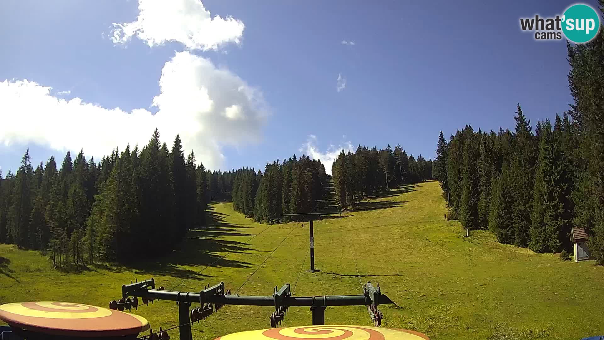Skigebiet Rogla Webcam Ostruščica Piste 1 und 2