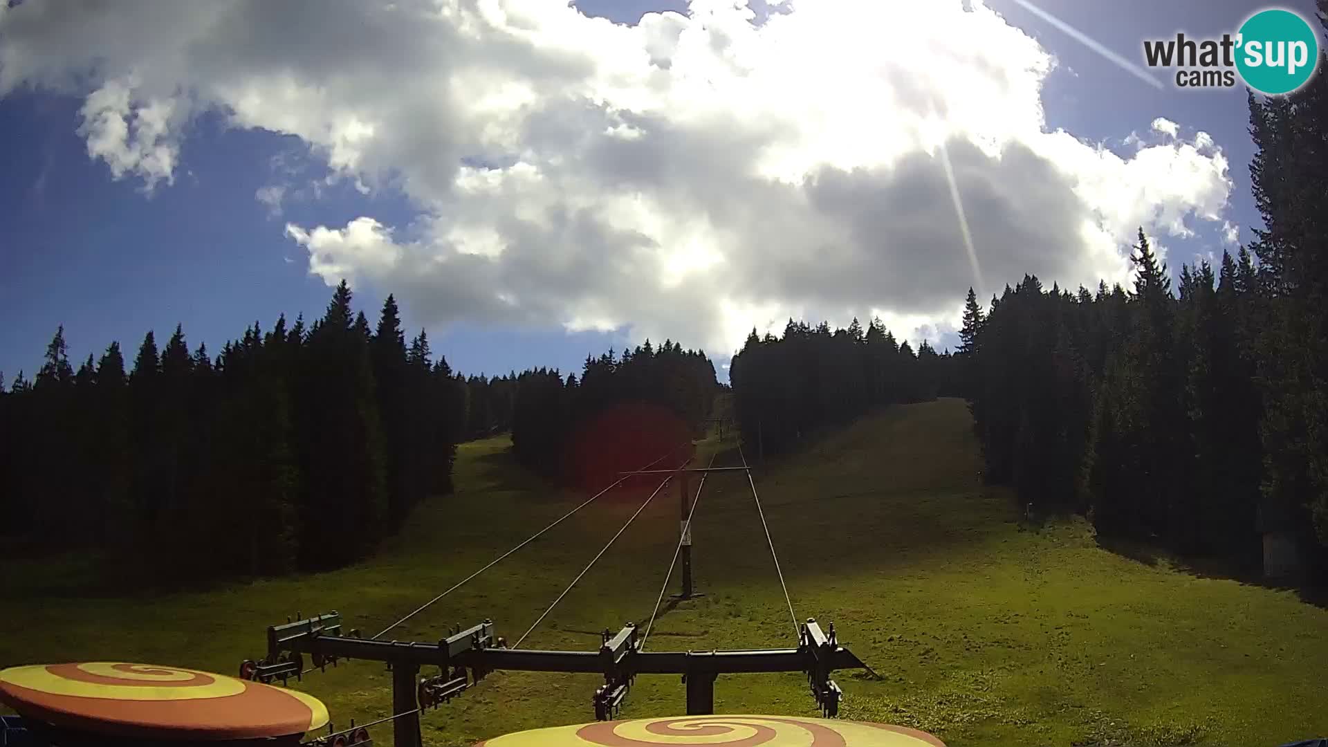 Skigebiet Rogla Webcam Ostruščica Piste 1 und 2
