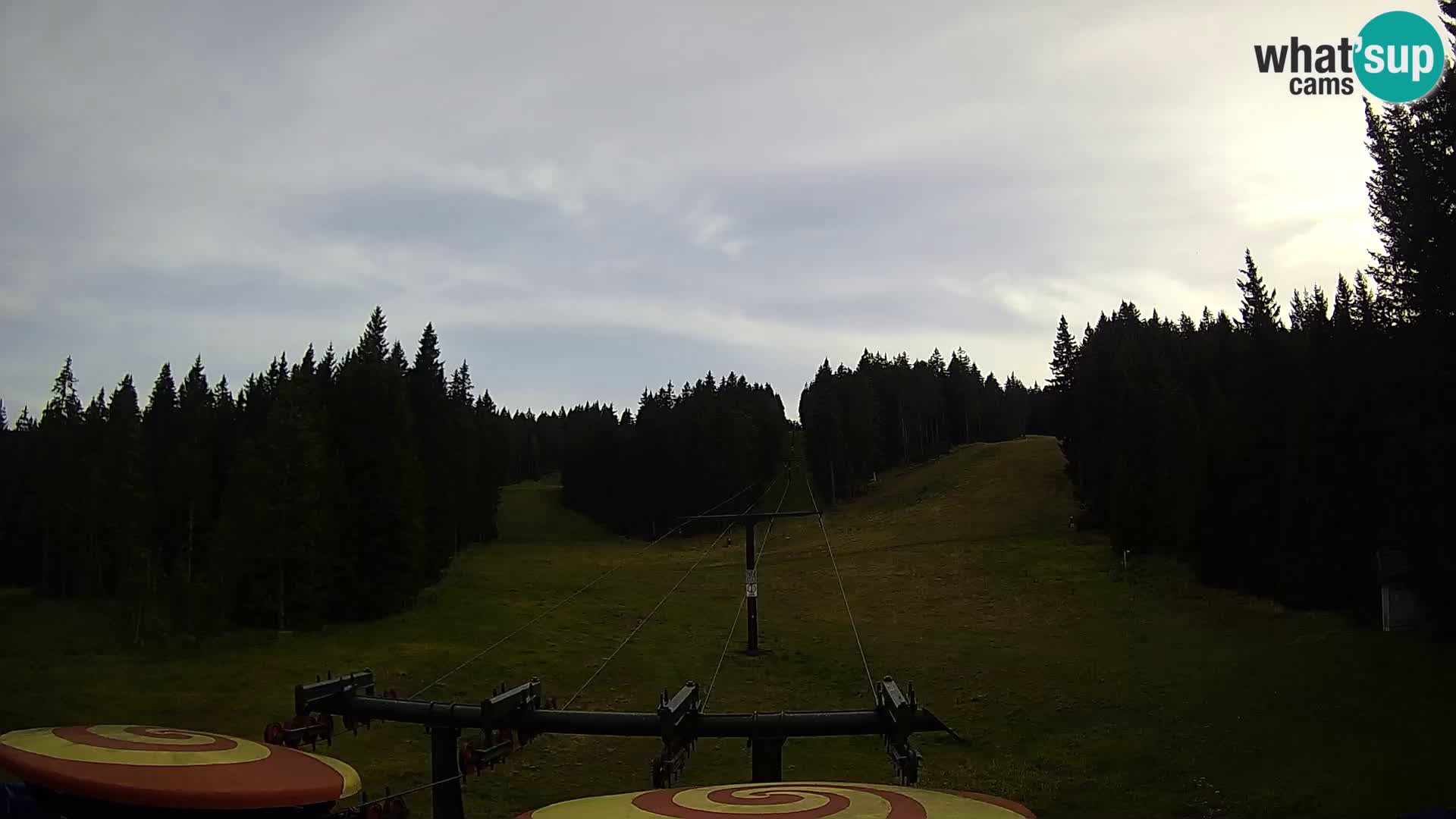 Comprensorio sciistico Rogla Webcam live Ostruščica piste 1 e 2