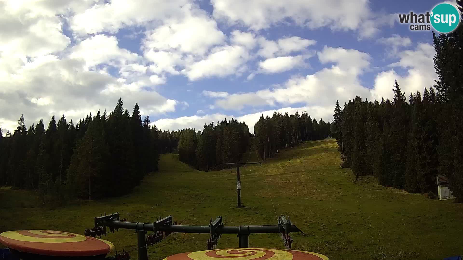 Skigebiet Rogla Webcam Ostruščica Piste 1 und 2