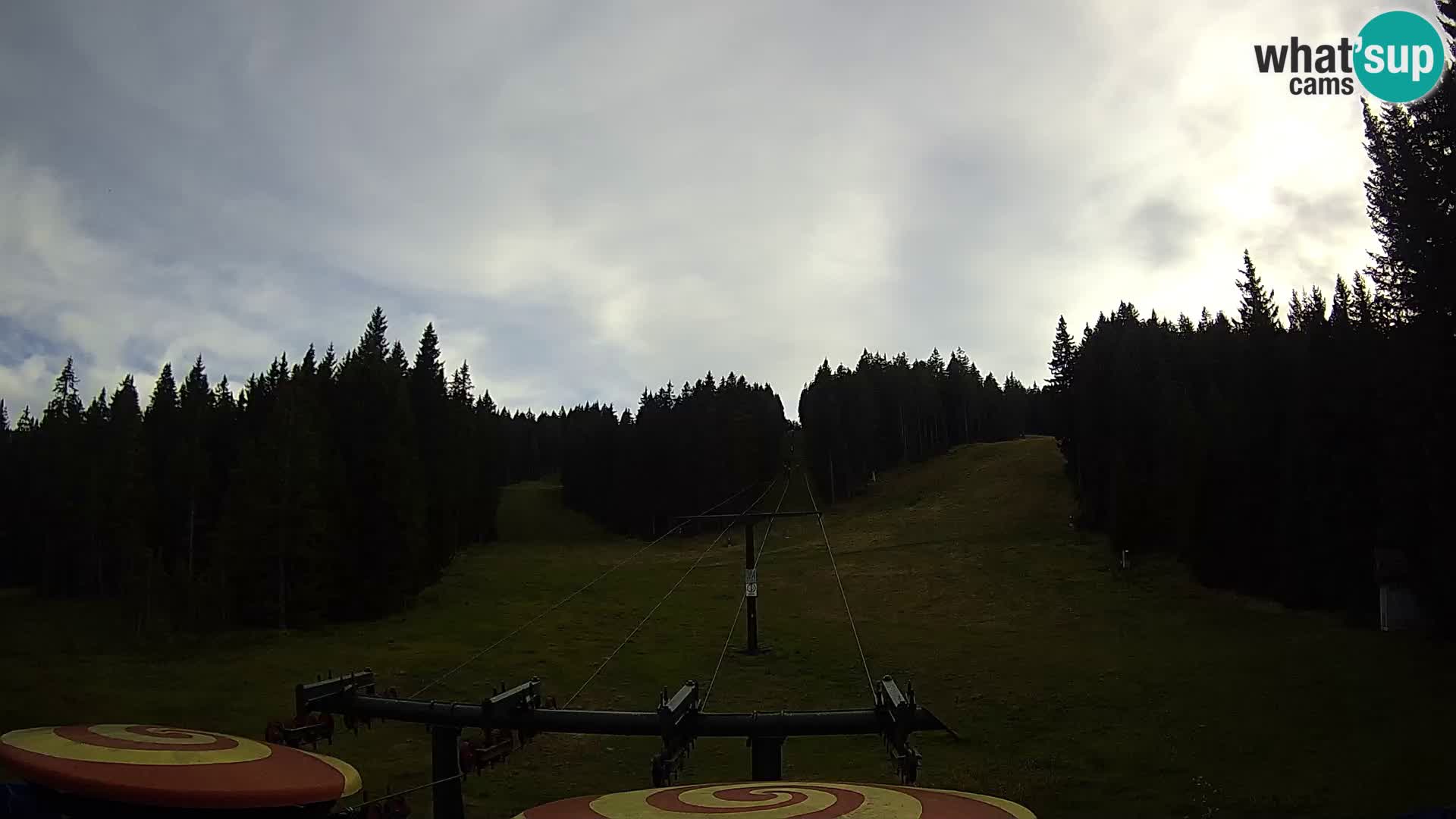 Comprensorio sciistico Rogla Webcam live Ostruščica piste 1 e 2