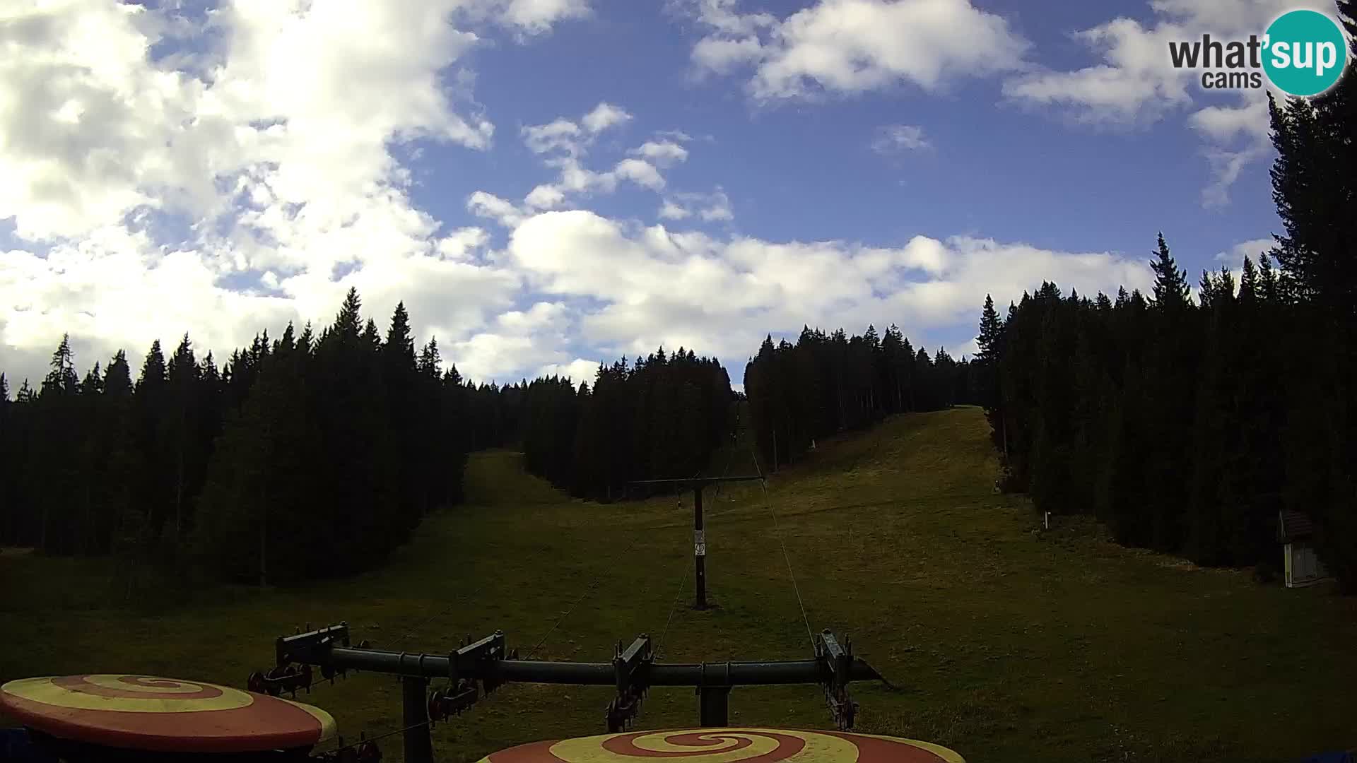 Skigebiet Rogla Webcam Ostruščica Piste 1 und 2