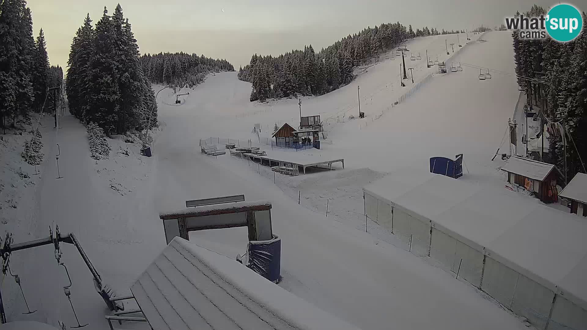 Rogla ski resort webcam Planja, Košuta, Jasa