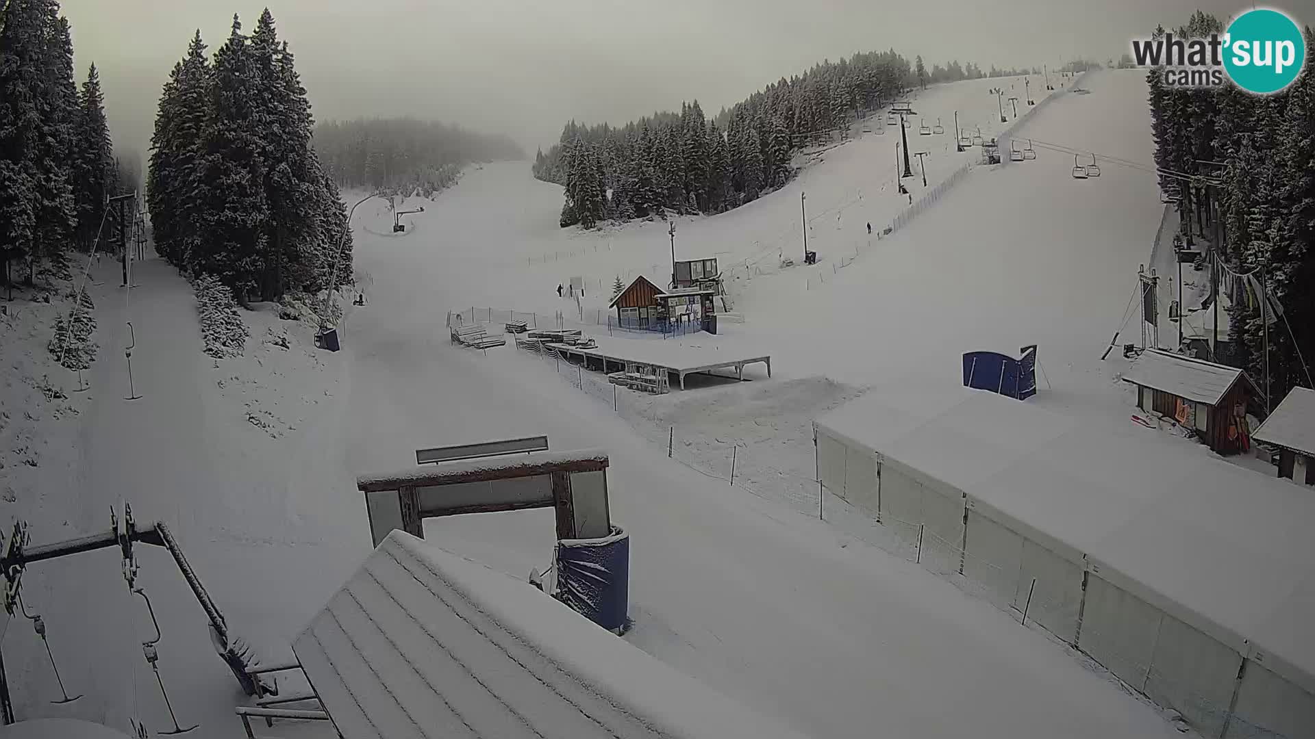 Rogla ski resort webcam Planja, Košuta, Jasa