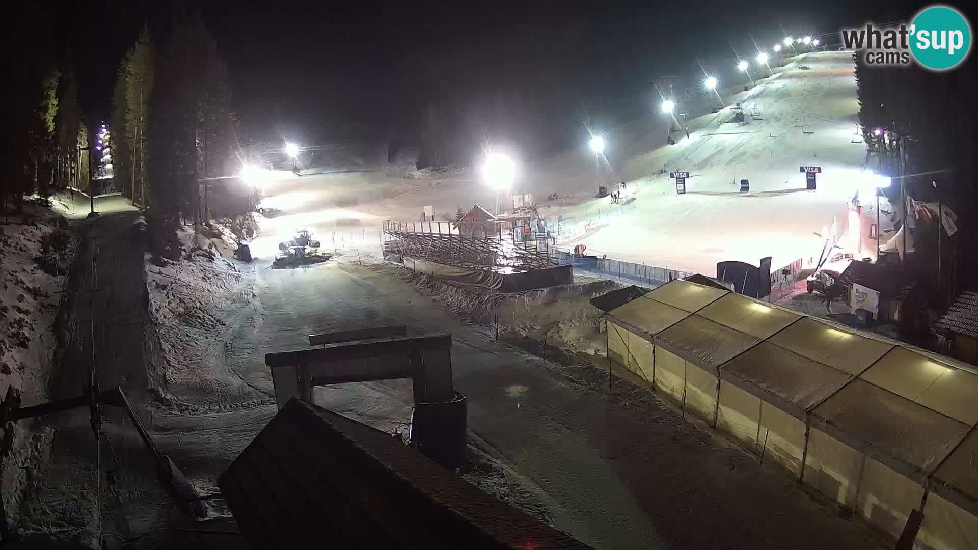 Rogla ski resort webcam Planja, Košuta, Jasa