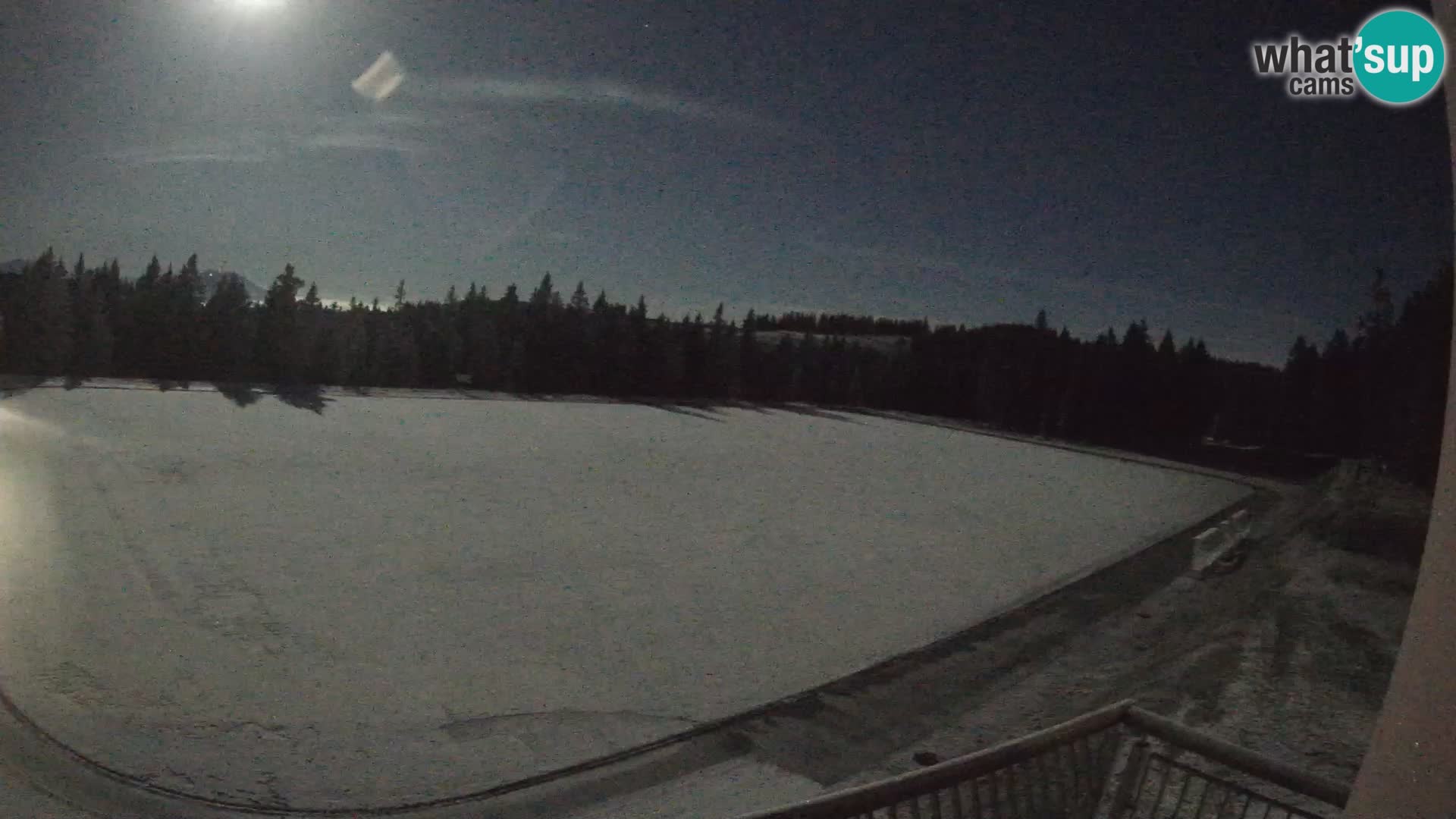 Rogla – Hotel Natura pogled na tekaški poligon