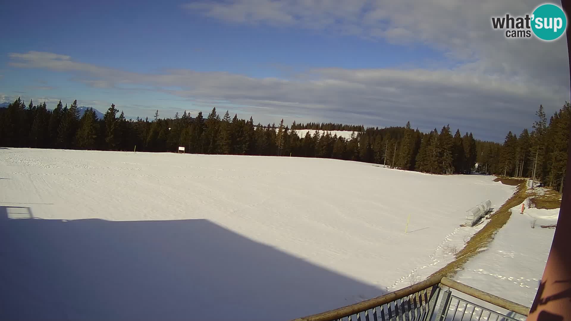 Rogla – Hotel Natura pogled na tekaški poligon