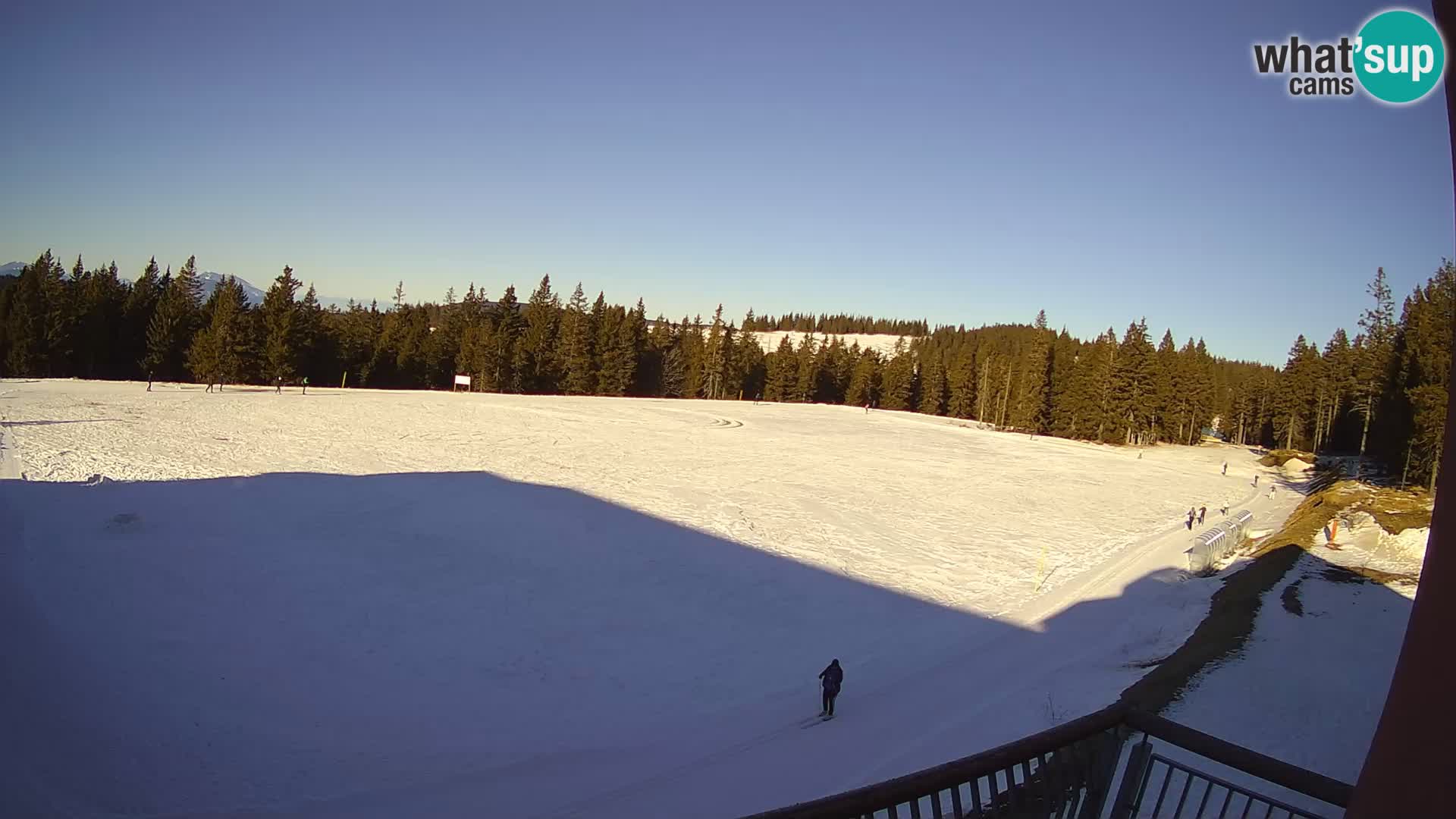 Rogla – Hotel Natura pogled na tekaški poligon