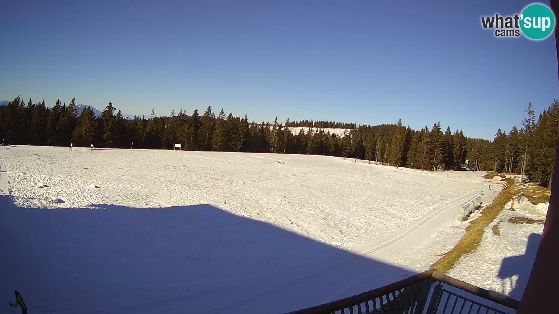 Rogla – Hotel Natura pogled na tekaški poligon