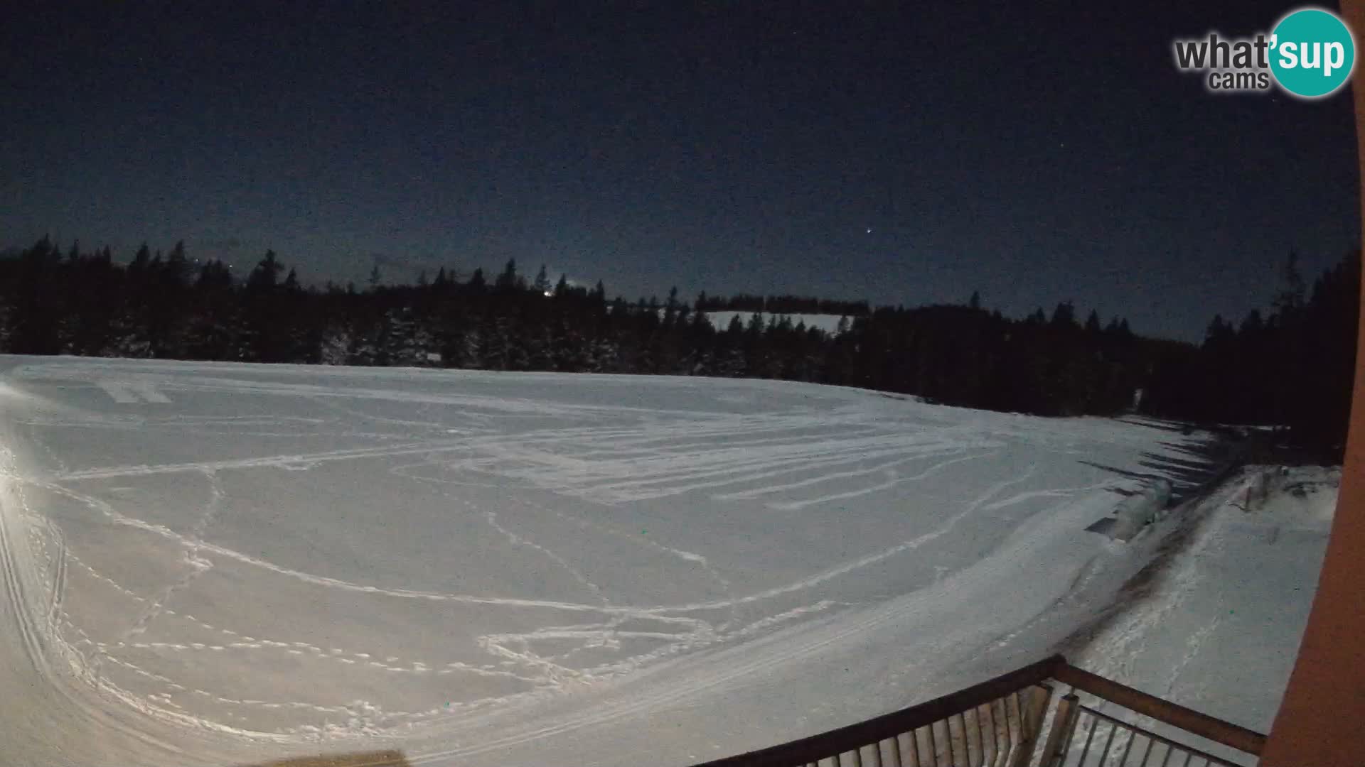 Rogla – Hotel Natura pogled na tekaški poligon