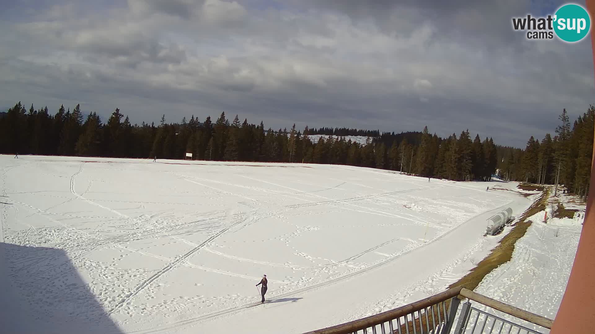 Rogla – Hotel Natura pogled na tekaški poligon