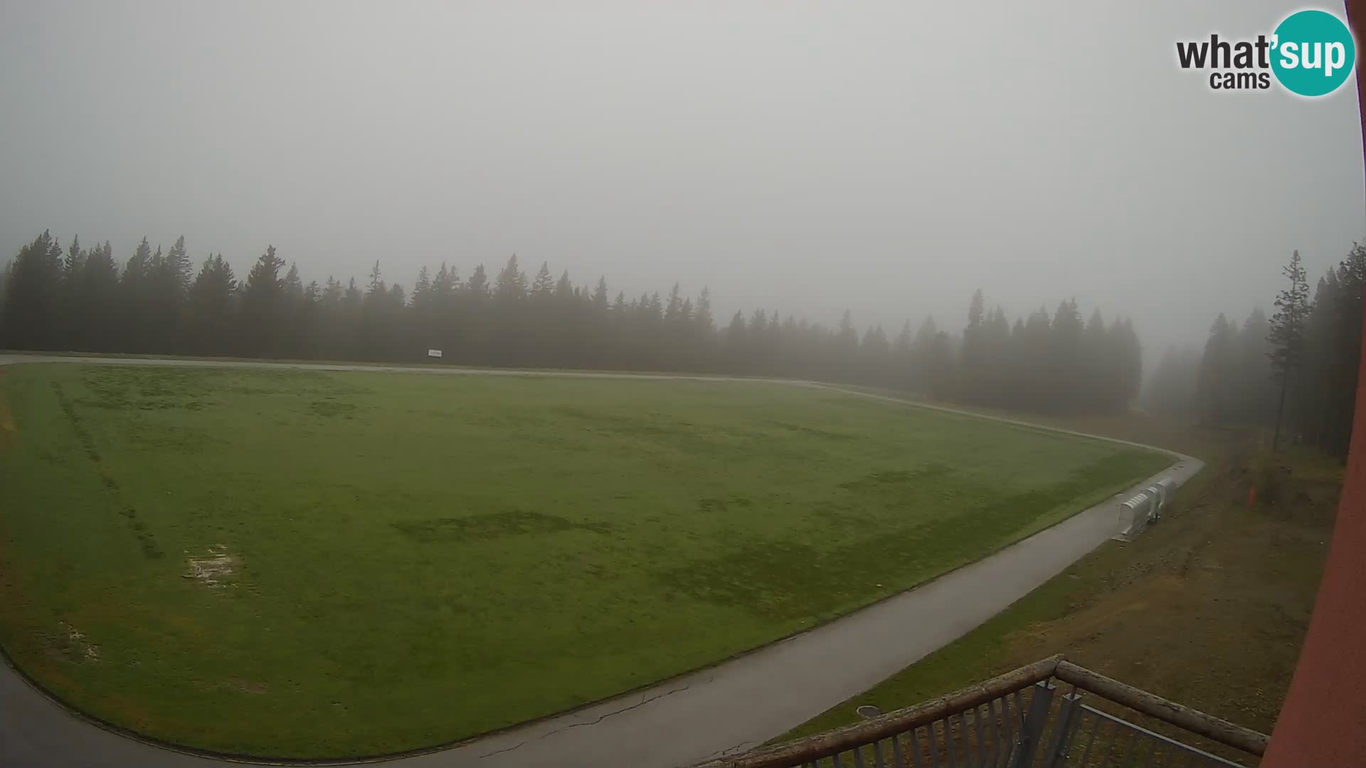 Rogla – Hotel Natura pogled na tekaški poligon