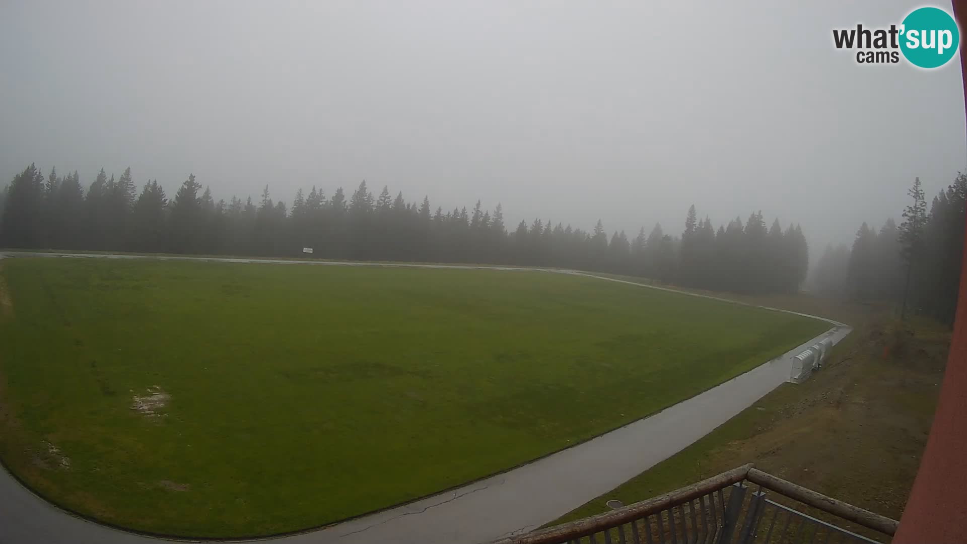 Rogla – Hotel Natura pogled na tekaški poligon