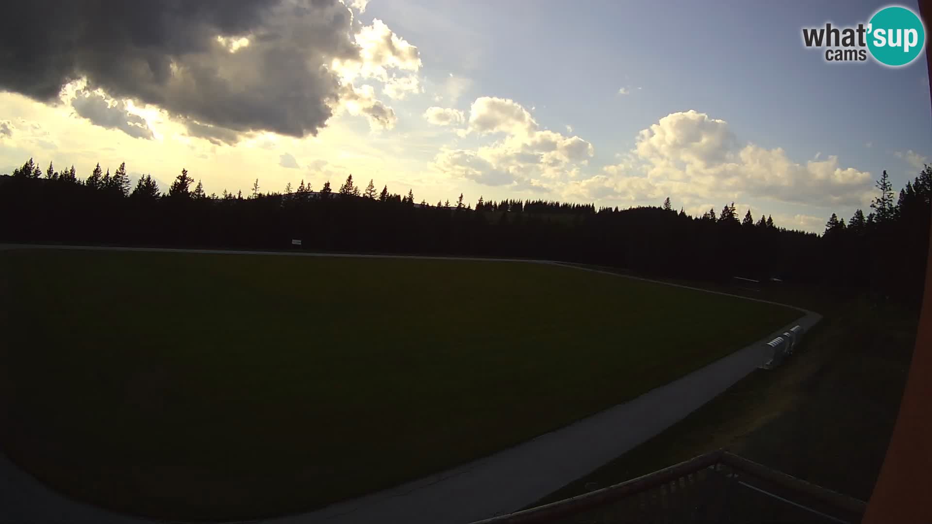 Rogla – Hotel Natura pogled na tekaški poligon