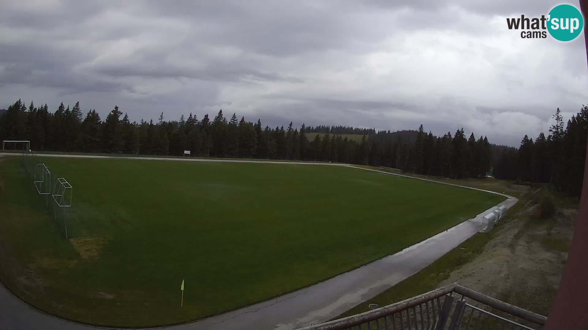 Rogla – Hotel Natura pogled na tekaški poligon