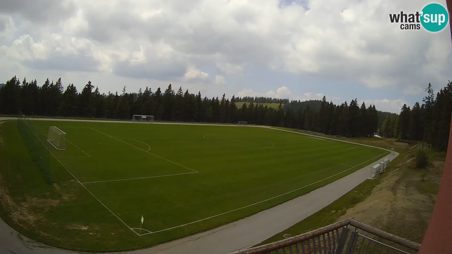 Rogla – Hotel Natura pogled na tekaški poligon