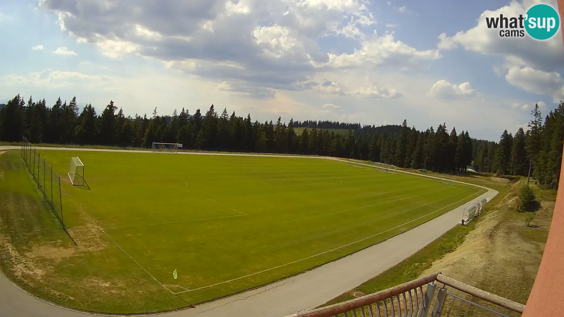 Rogla – Hotel Natura pogled na tekaški poligon