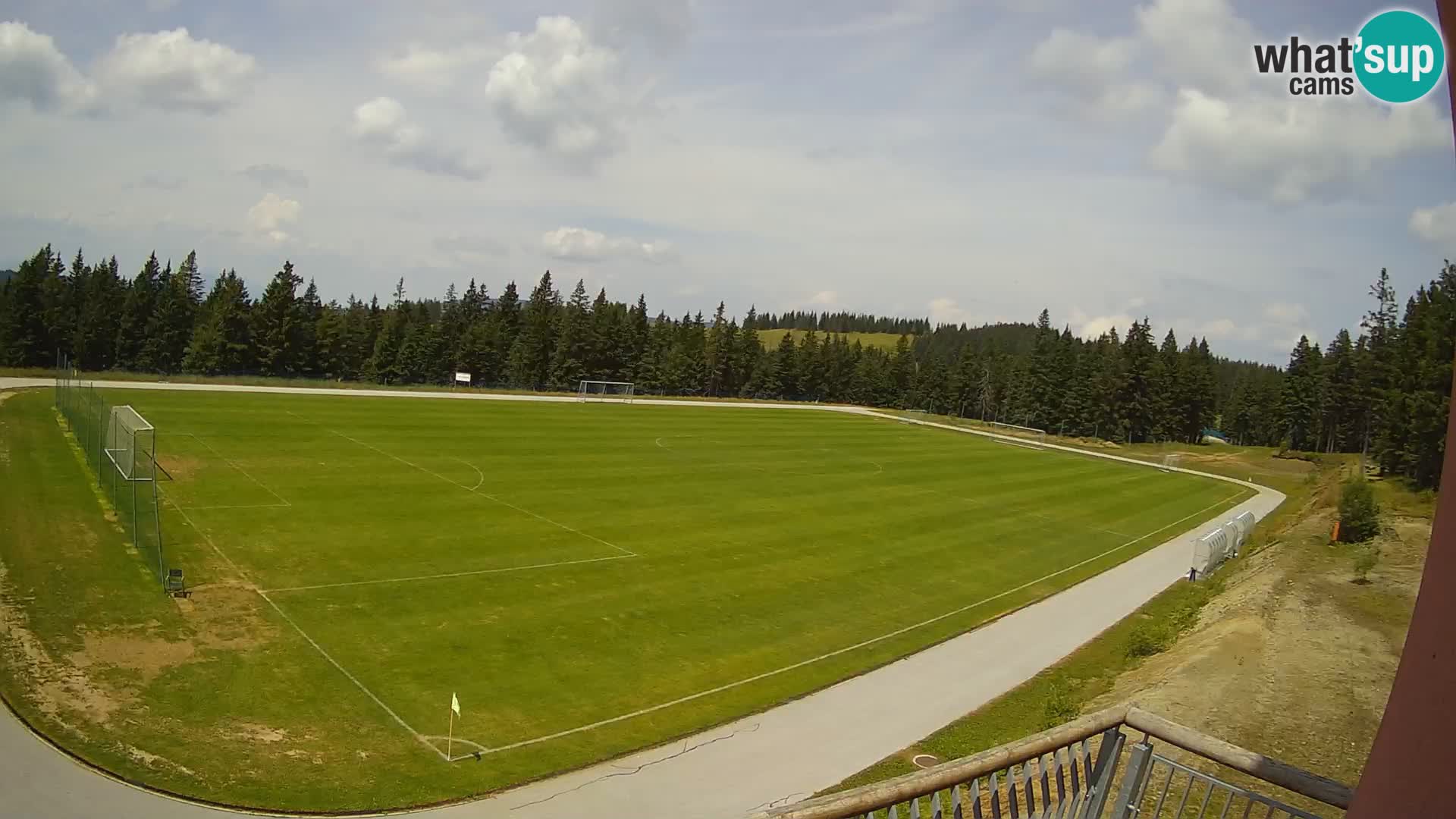 Rogla – Hotel Natura pogled na tekaški poligon