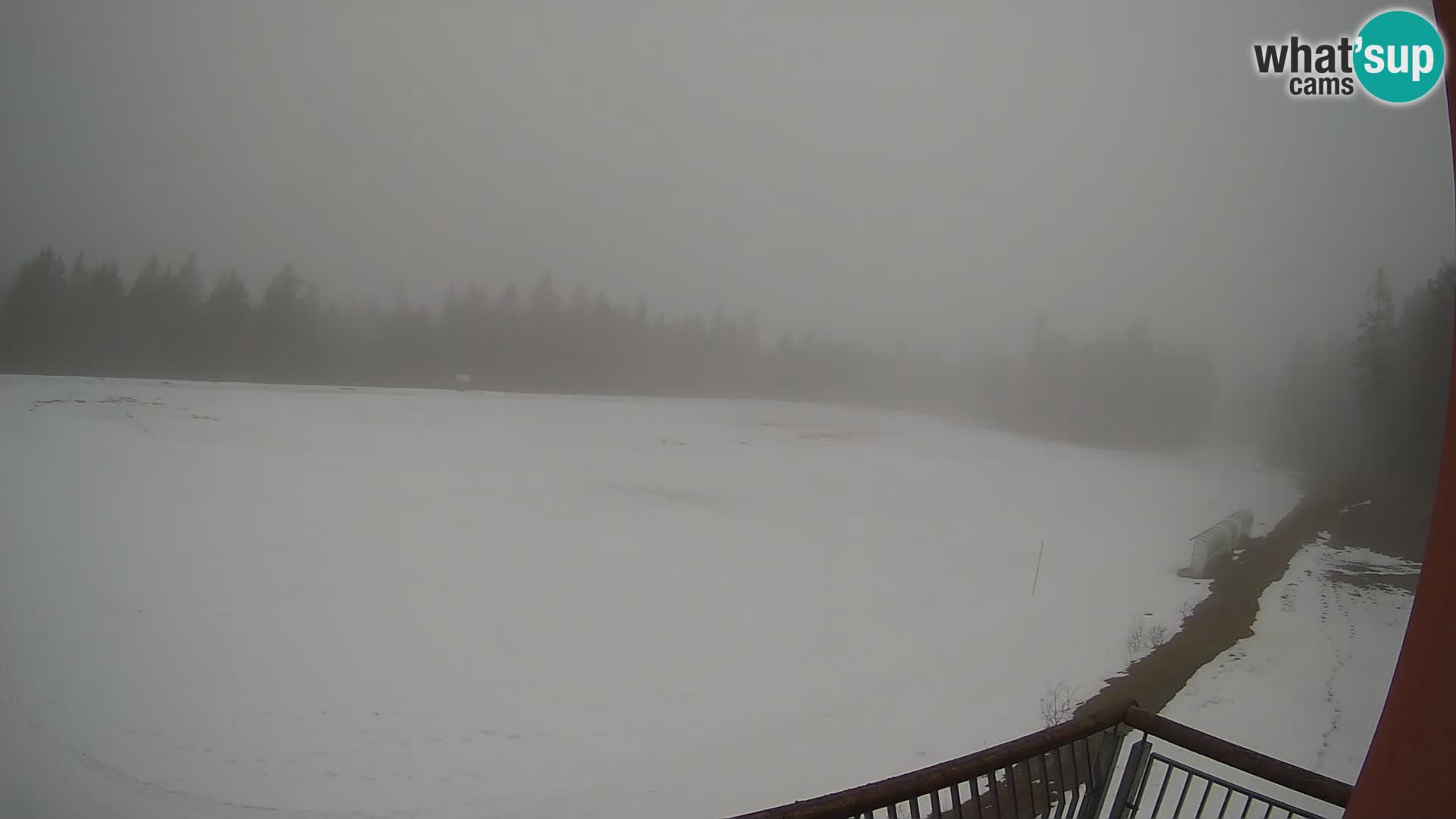 Rogla – Hotel Natura pogled na tekaški poligon