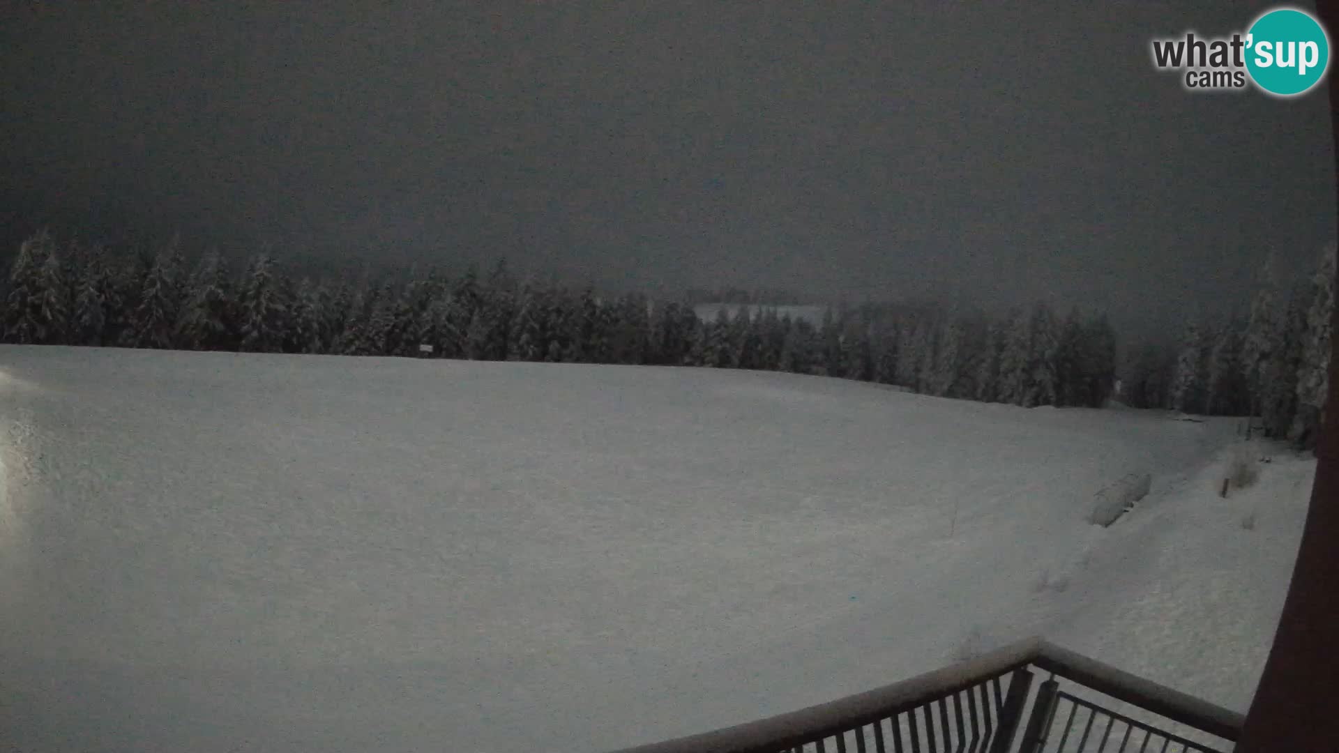 Rogla – Hotel Natura pogled na tekaški poligon