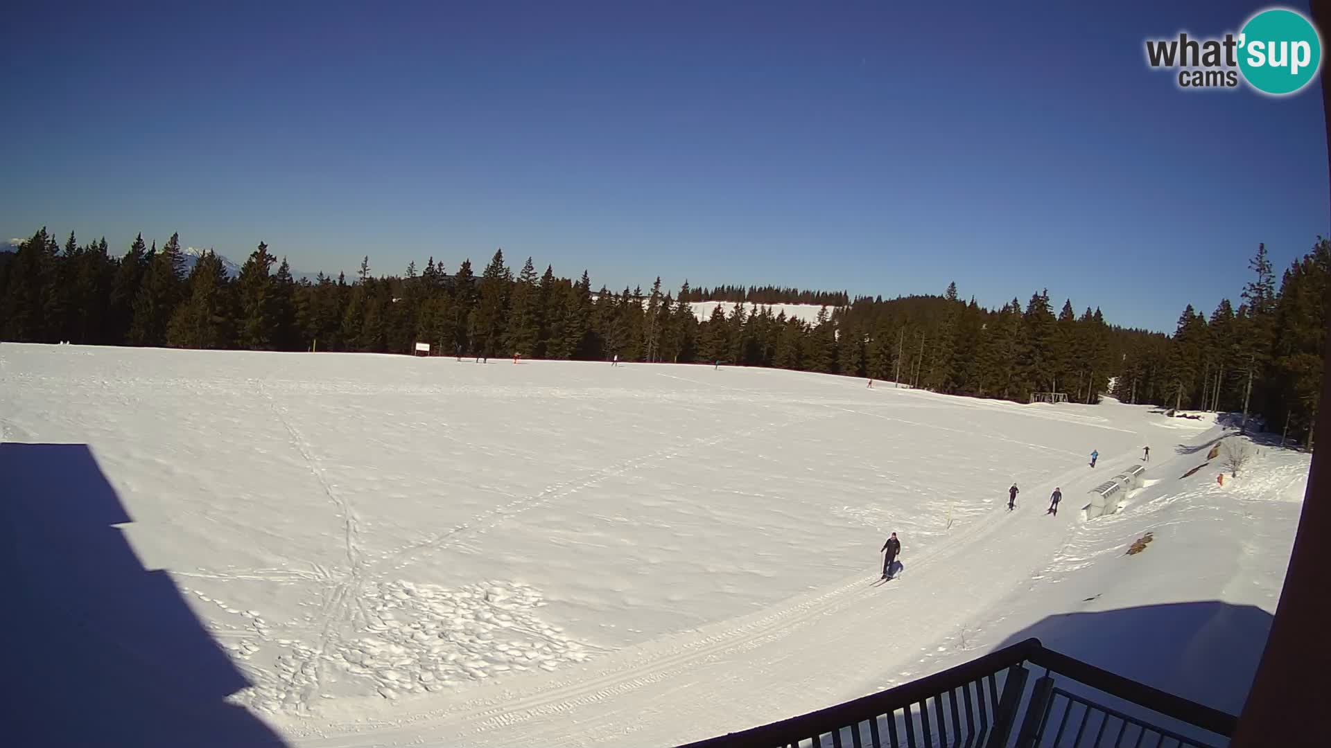 Rogla – Hotel Natura pogled na tekaški poligon
