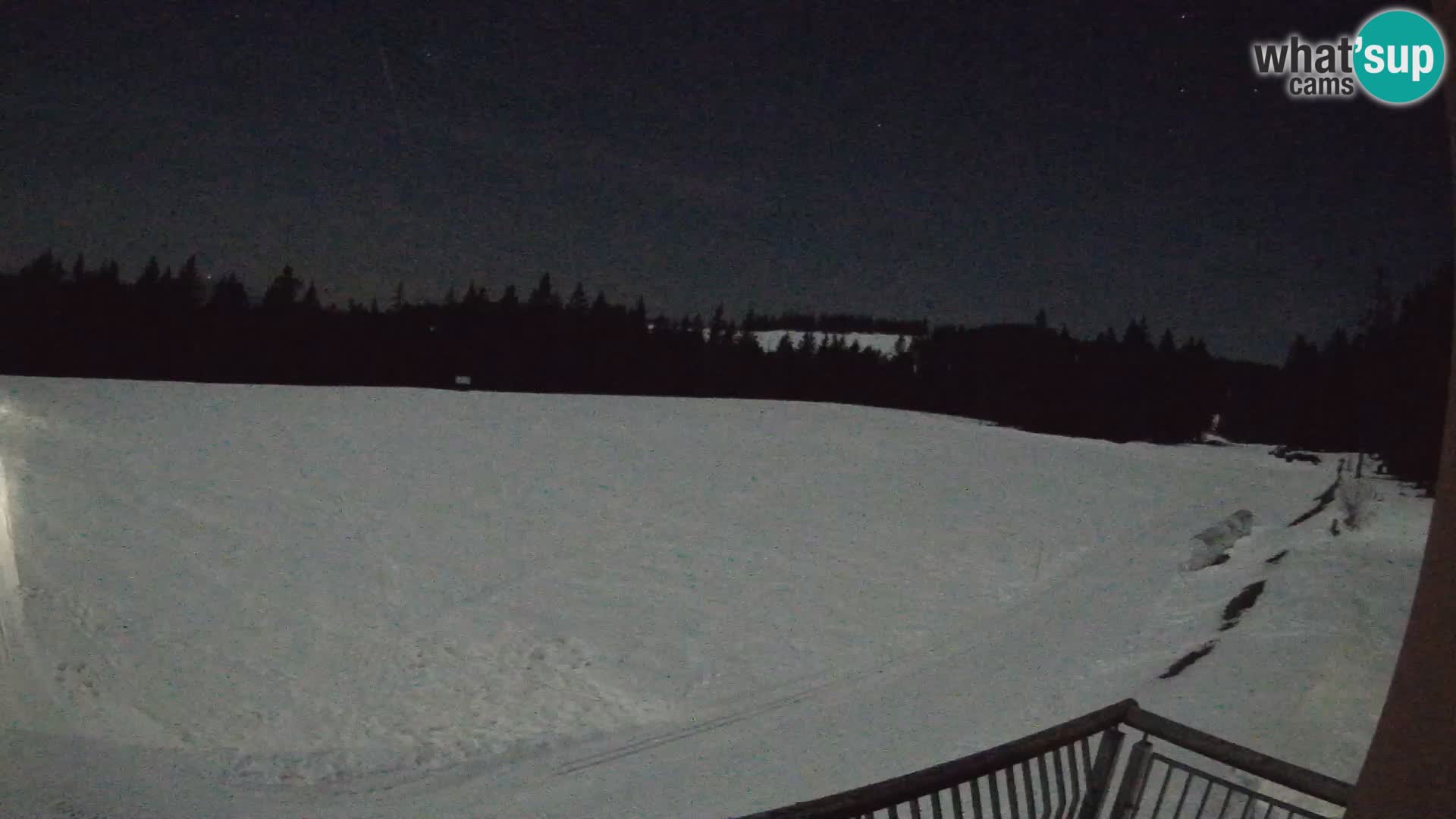 Rogla – Hotel Natura pogled na tekaški poligon