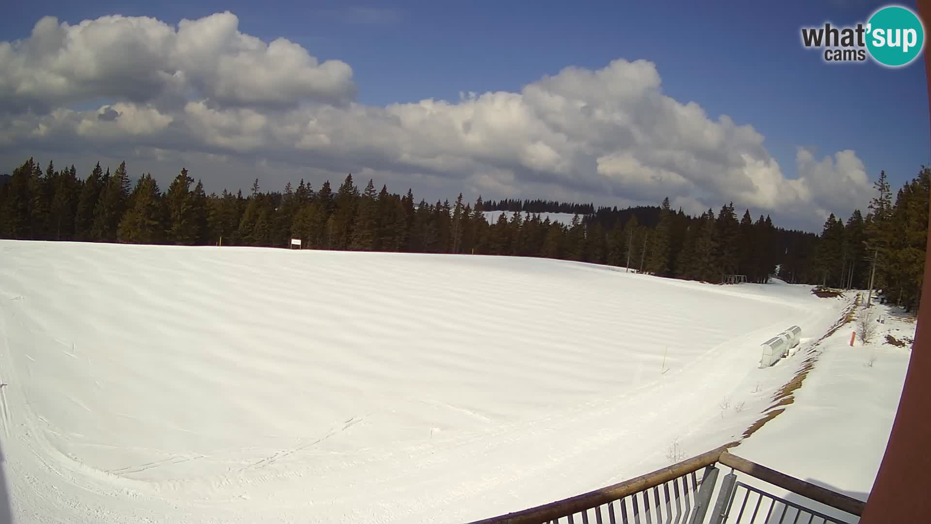 Rogla – Hotel Natura pogled na tekaški poligon