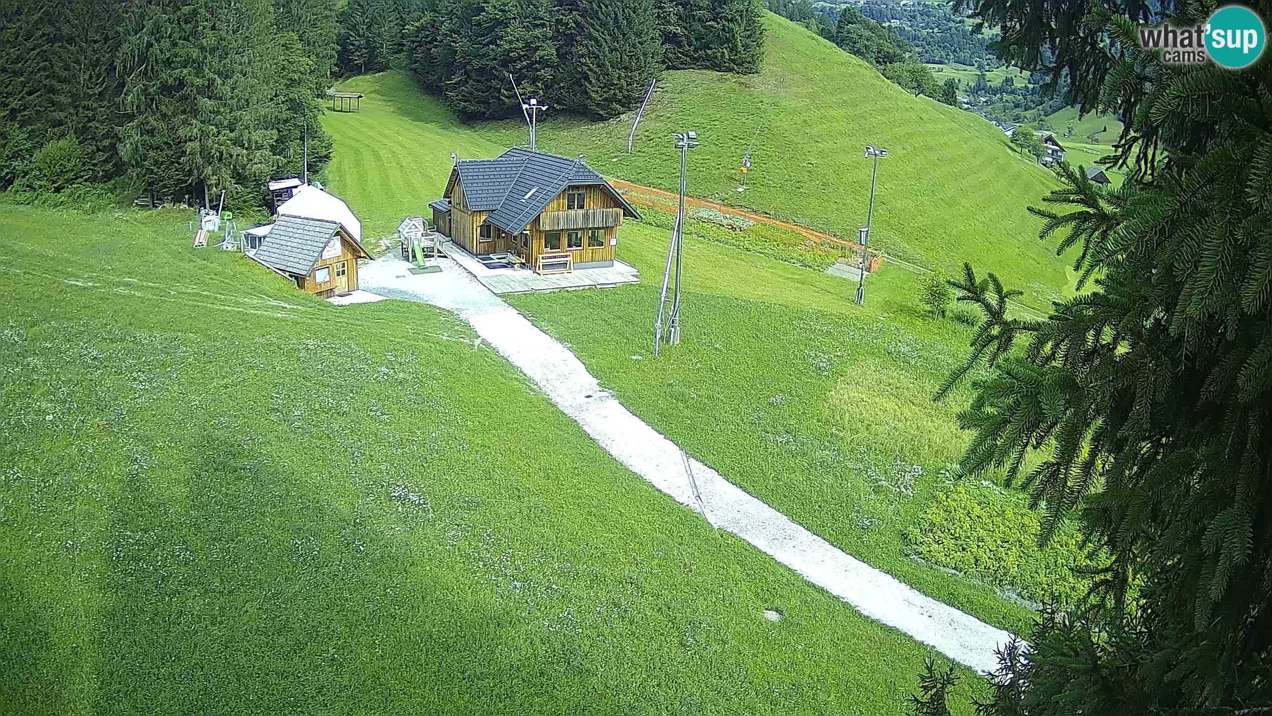 Smučišče Rudno – Pogled na spodnji del smučišča