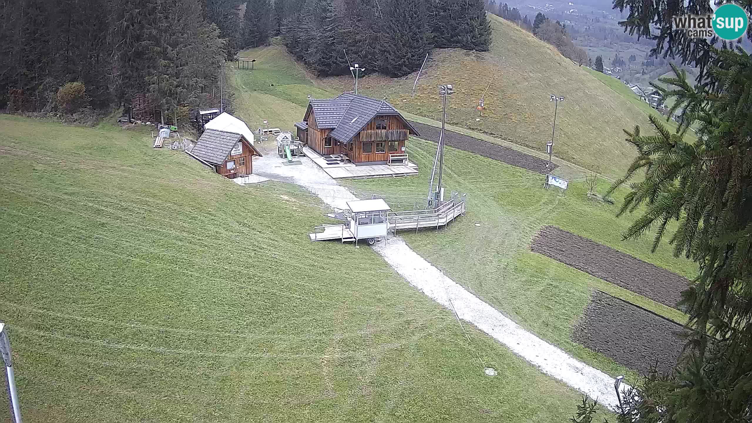 Smučišče Rudno – Pogled na spodnji del smučišča