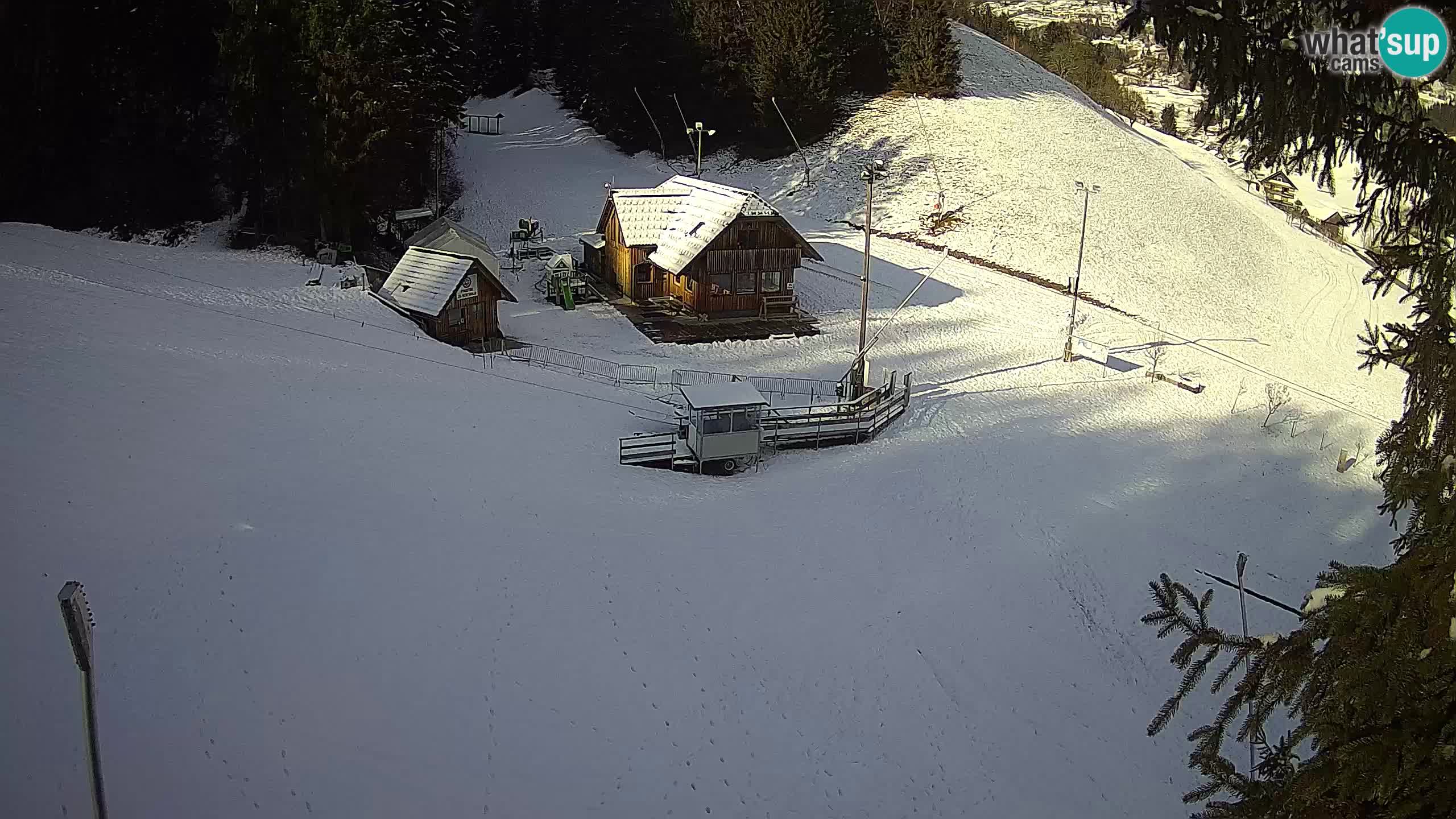 Smučišče Rudno – Pogled na spodnji del smučišča