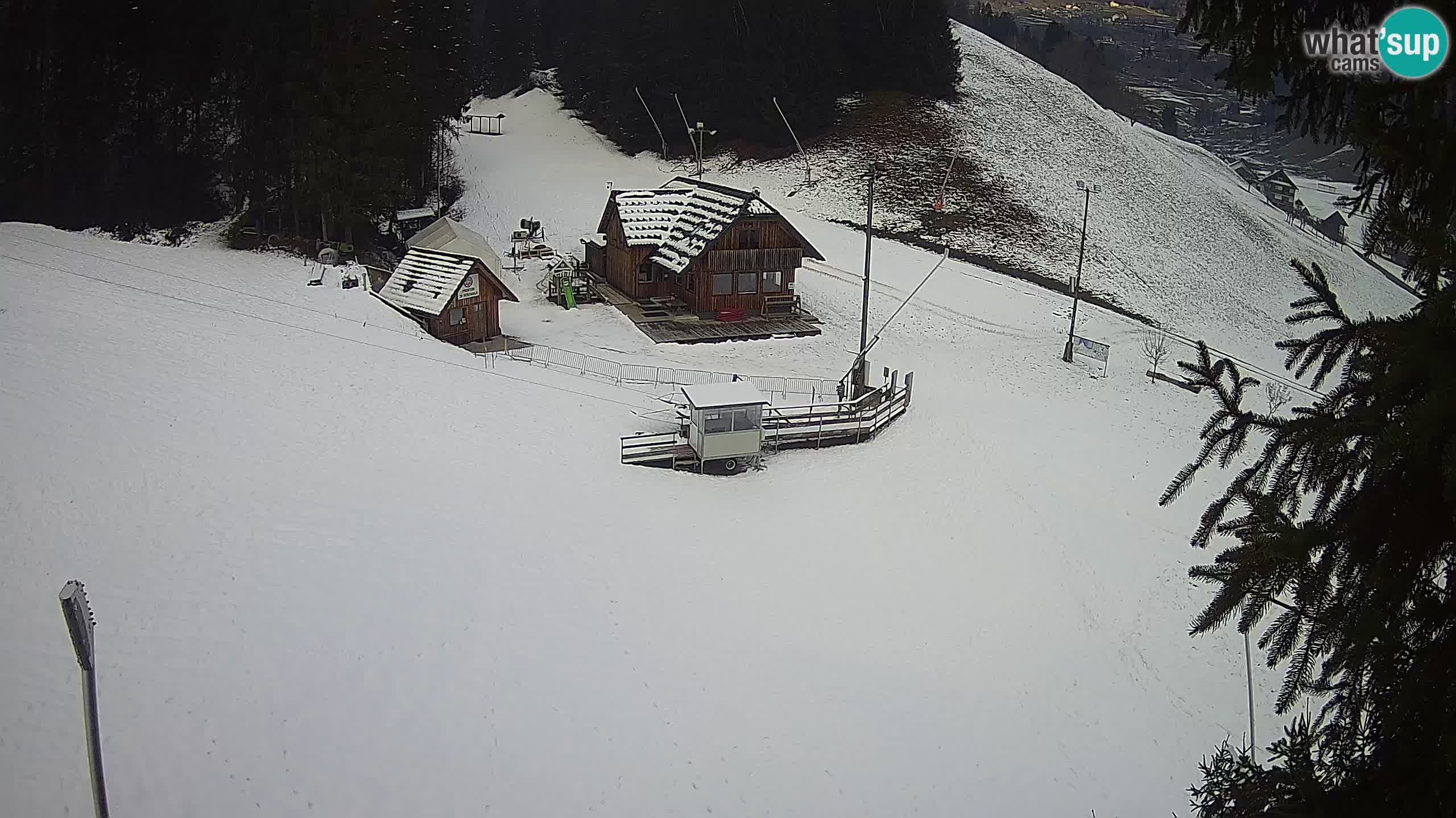 Smučišče Rudno – Pogled na spodnji del smučišča