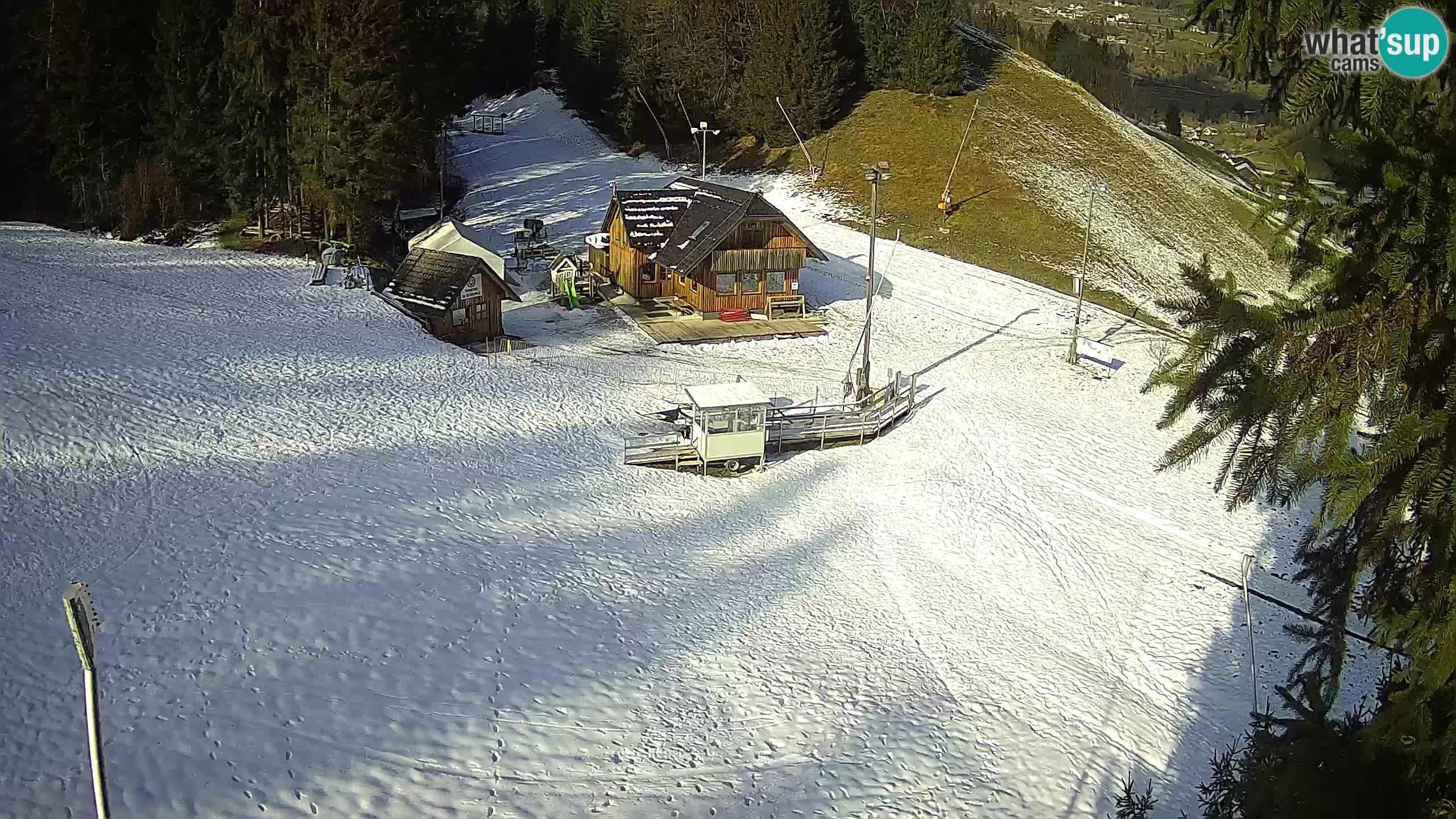 Smučišče Rudno – Pogled na spodnji del smučišča