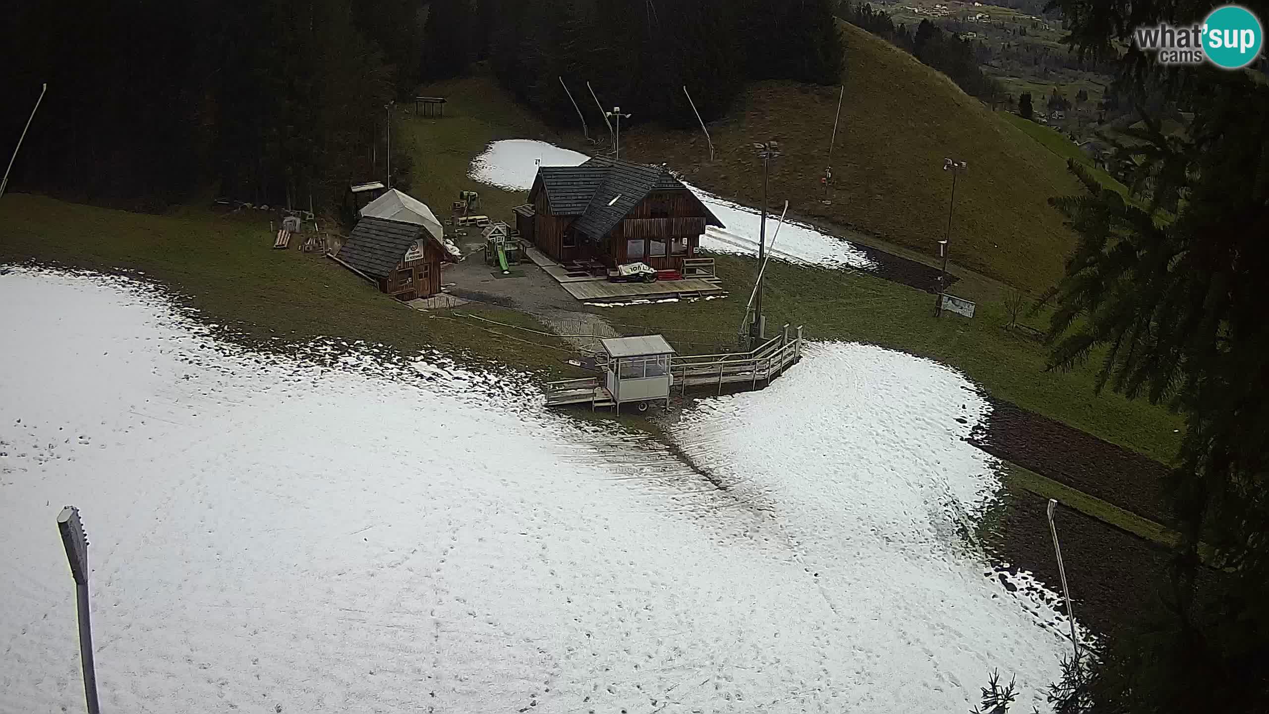 Smučišče Rudno – Pogled na spodnji del smučišča